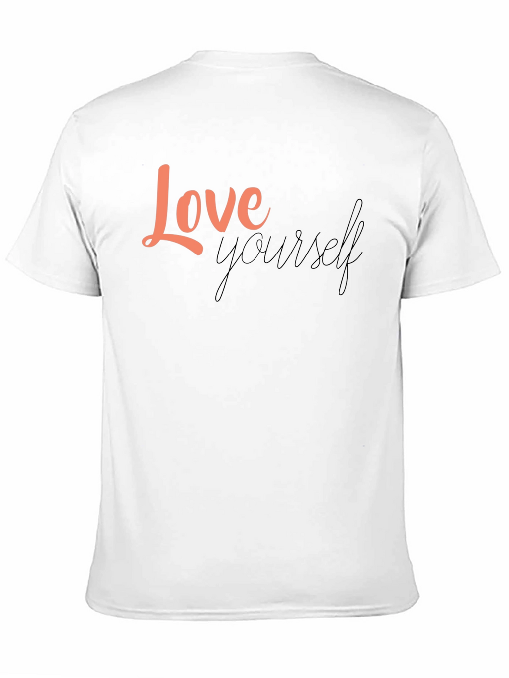 Love Yourself Graphic Black T-Shirt