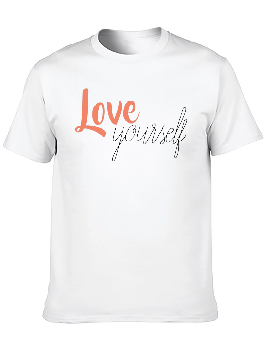 Love Yourself Graphic Black T-Shirt