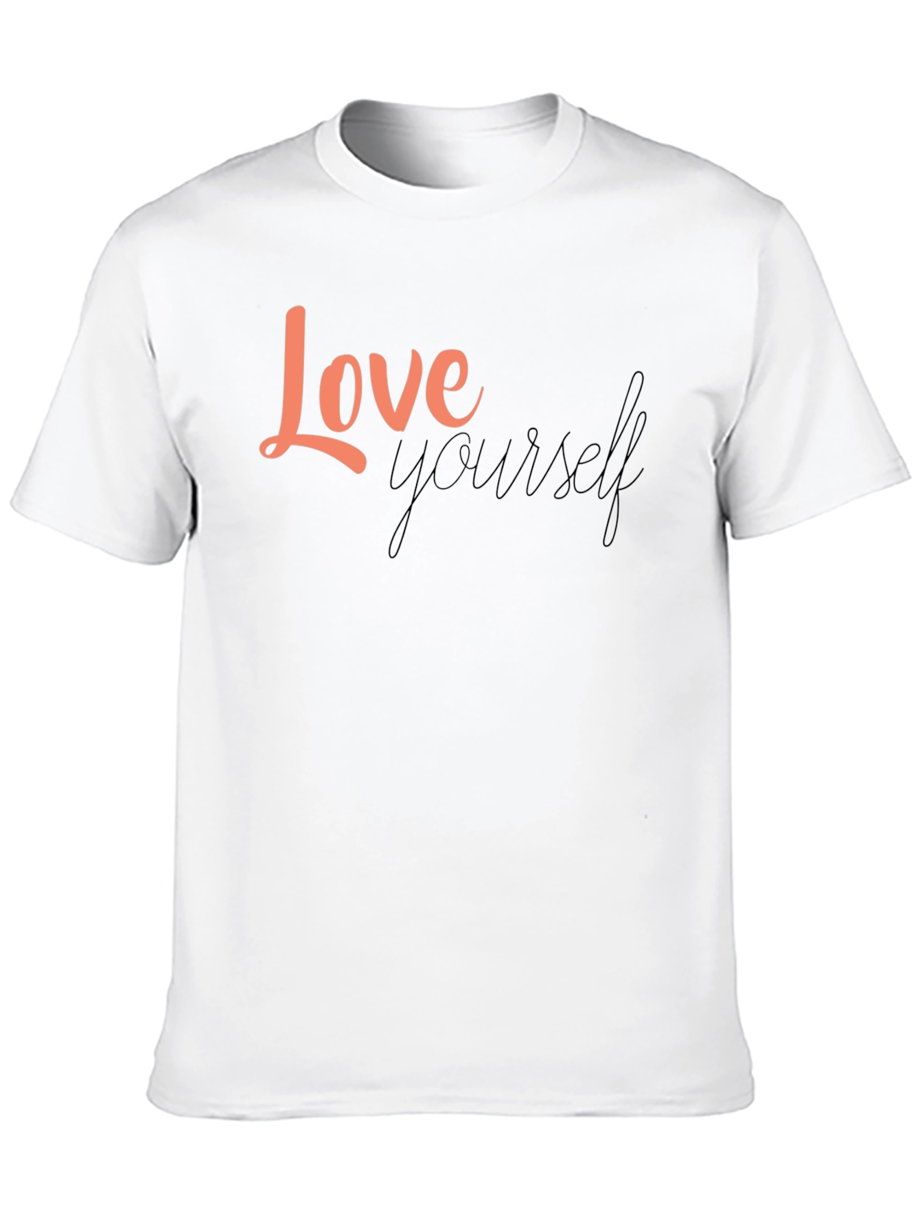 Love Yourself Graphic Black T-Shirt