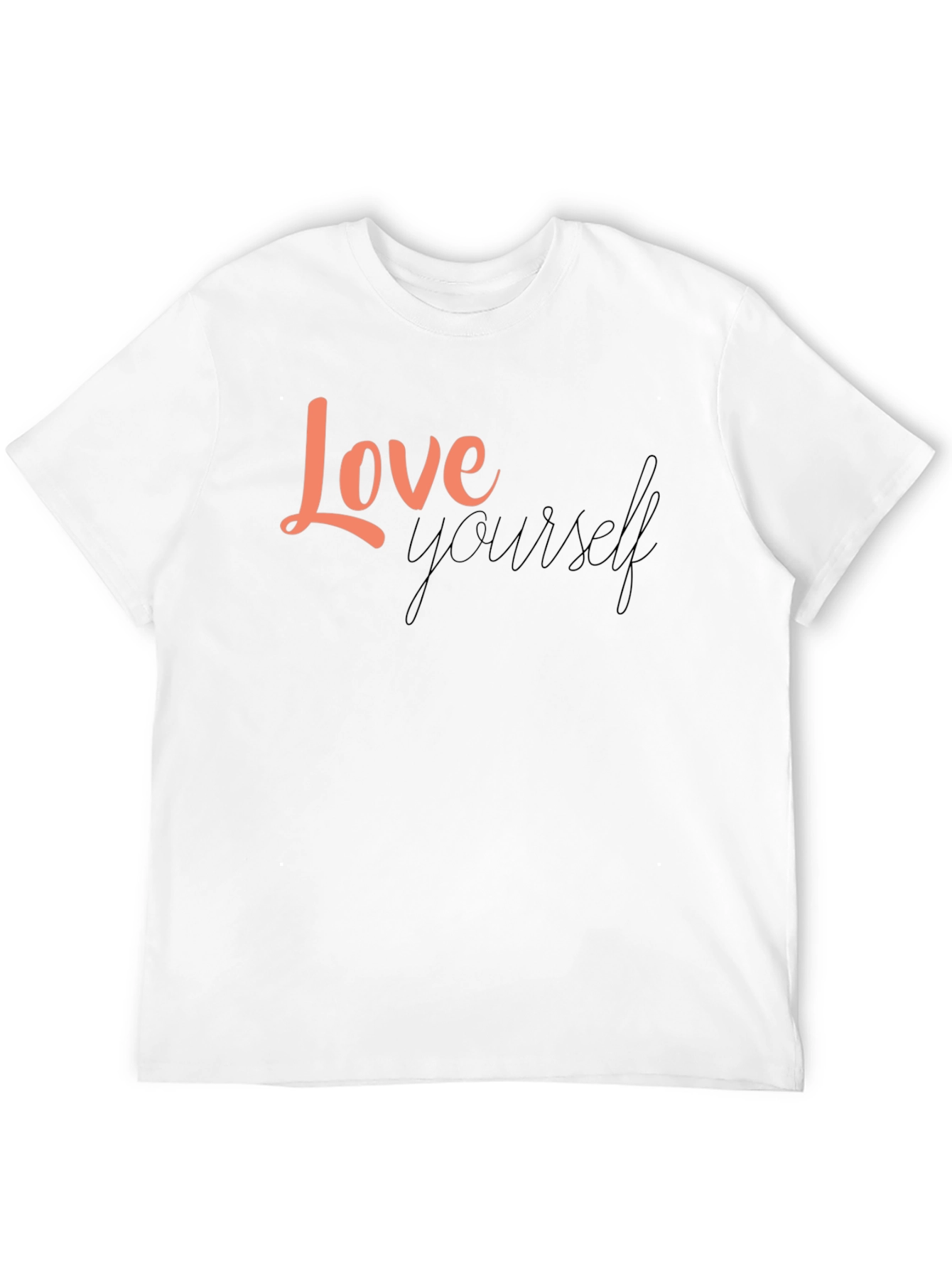 Love Yourself Graphic Black T-Shirt