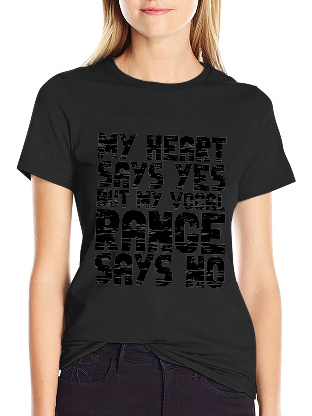 Funny Vocal Range Graphic T-Shirt