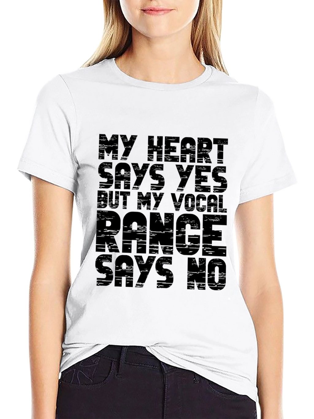Funny Vocal Range Graphic T-Shirt
