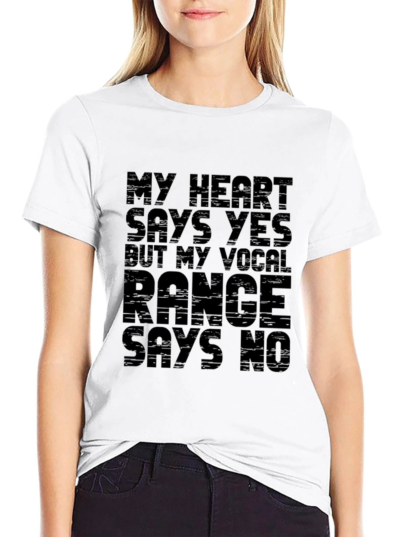 Funny Vocal Range Graphic T-Shirt