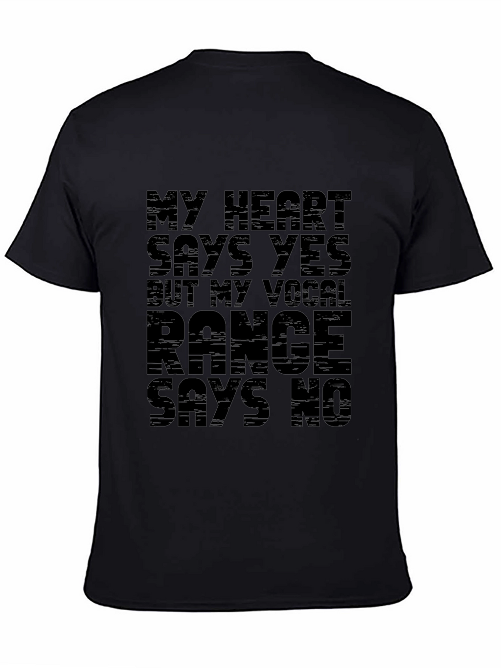 Funny Vocal Range Graphic T-Shirt