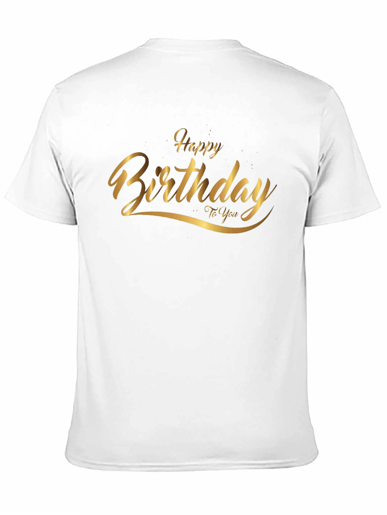 Birthday Graphic Tee - Black Cotton