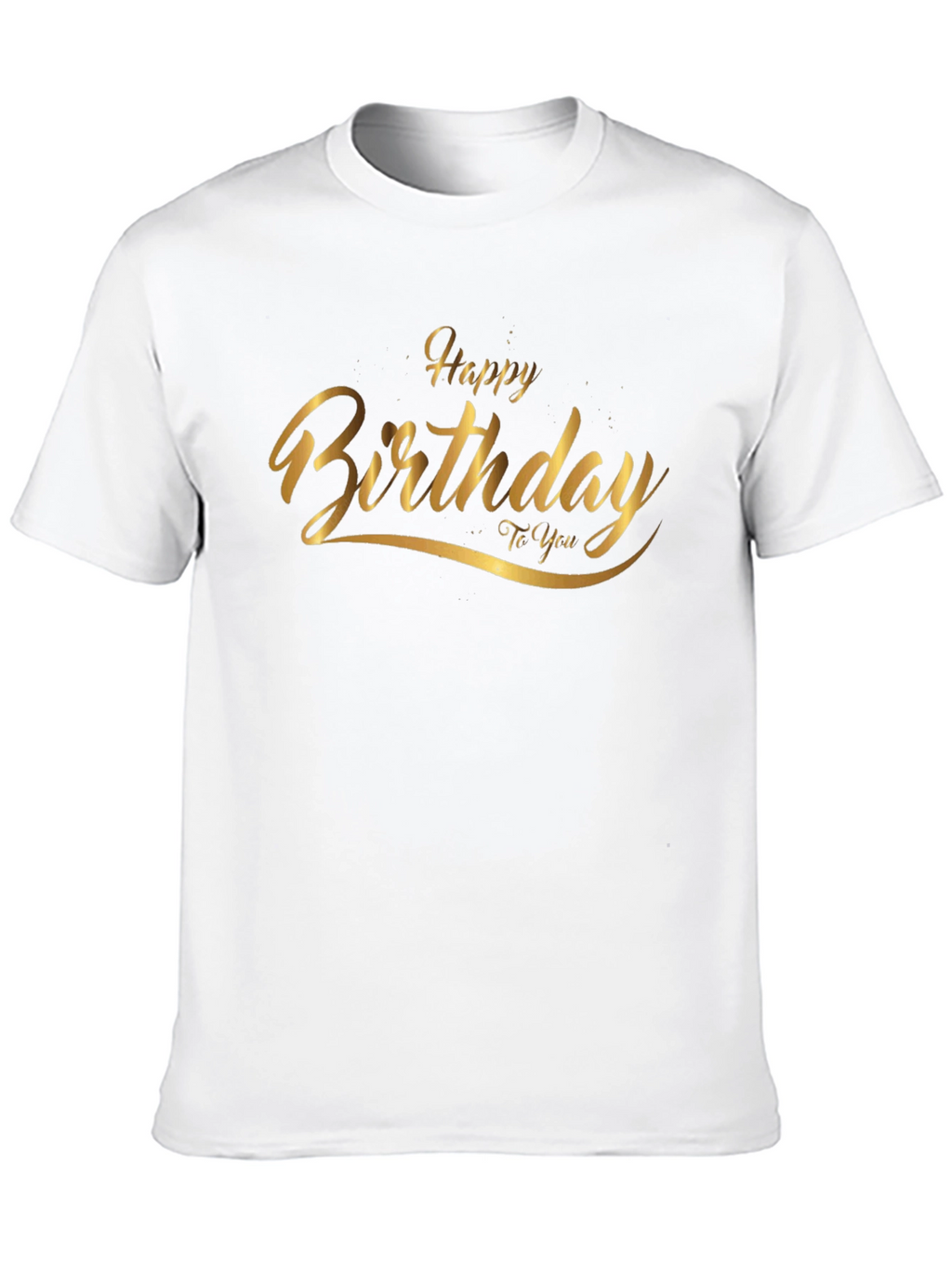 Birthday Graphic Tee - Black Cotton
