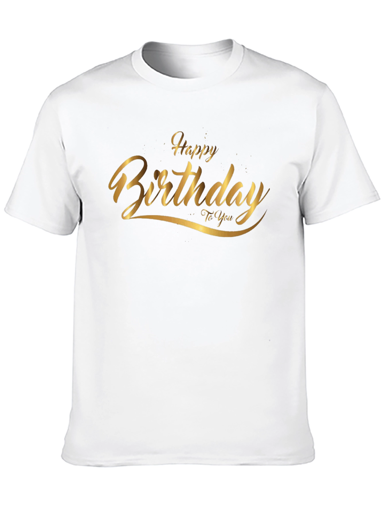 Birthday Graphic Tee - Black Cotton