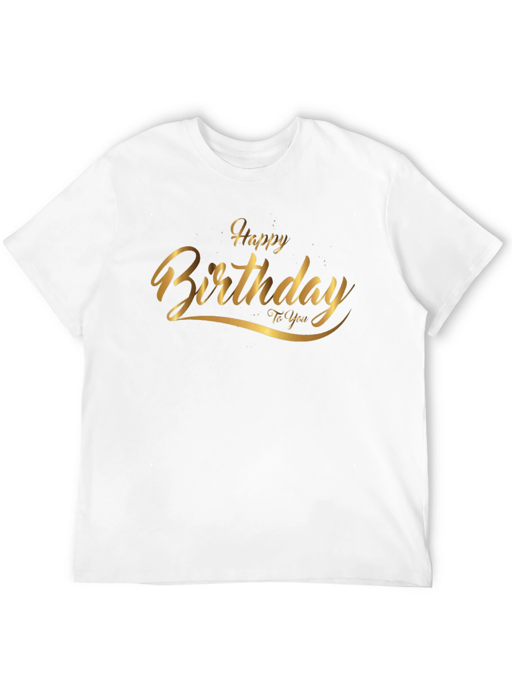 Birthday Graphic Tee - Black Cotton