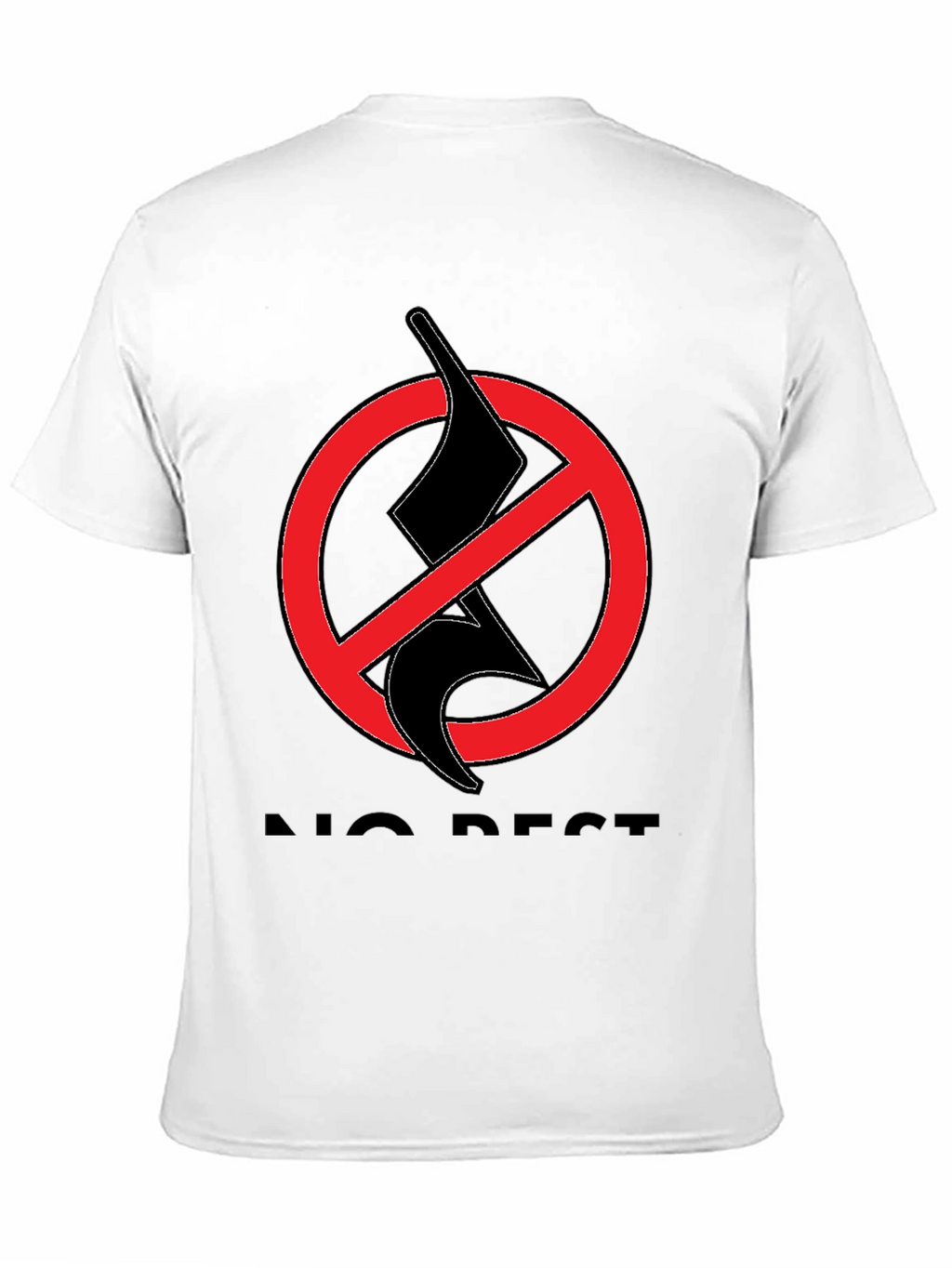 No Rest T-Shirt - Black Graphic Tee