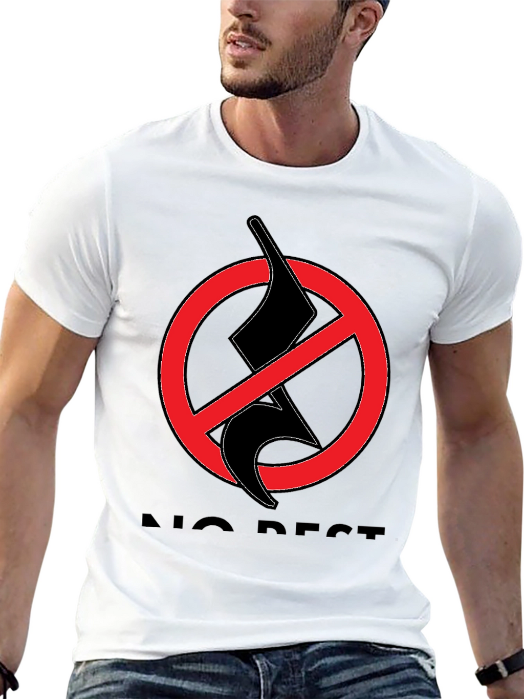 No Rest T-Shirt - Black Graphic Tee