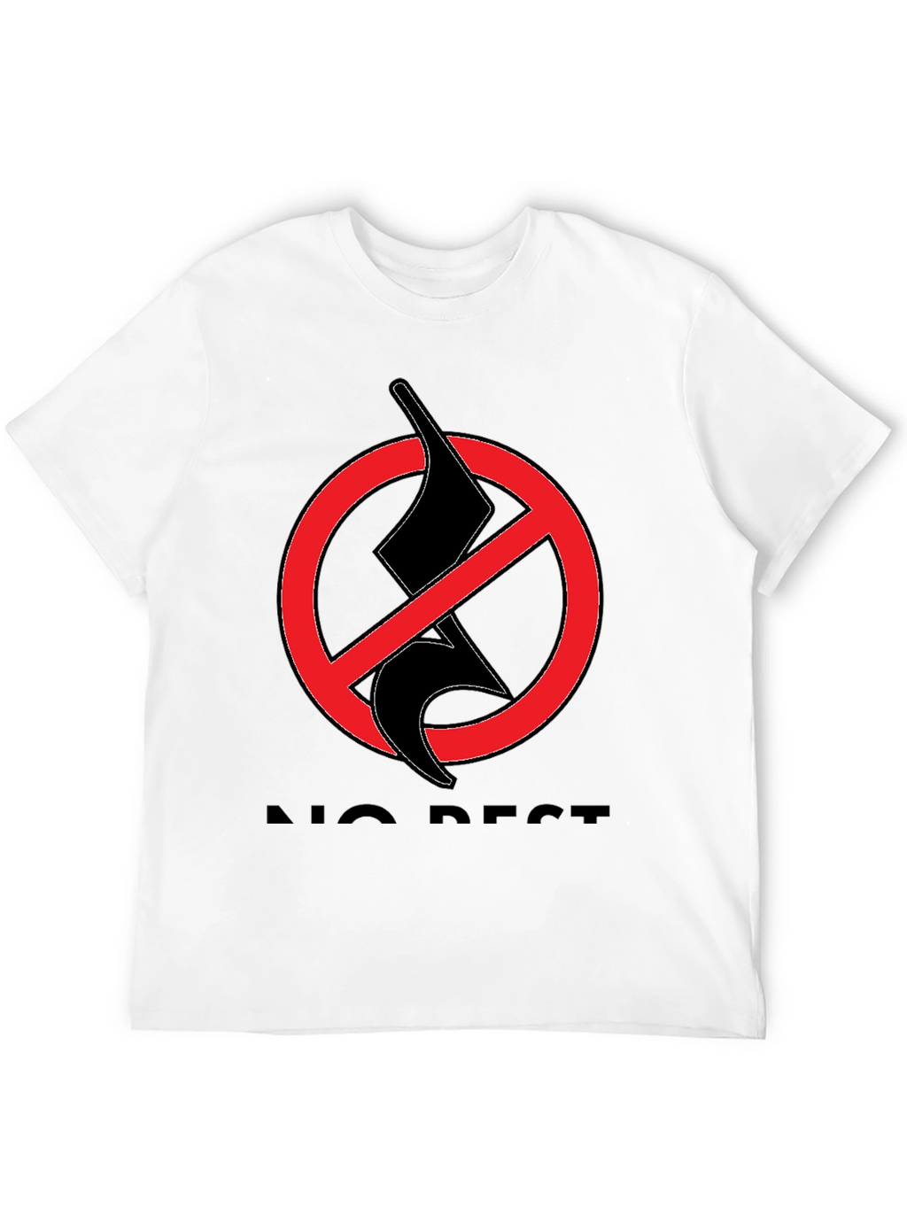 No Rest T-Shirt - Black Graphic Tee
