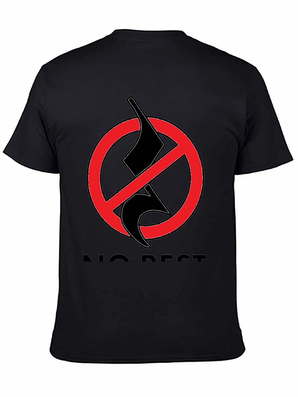 No Rest T-Shirt - Black Graphic Tee