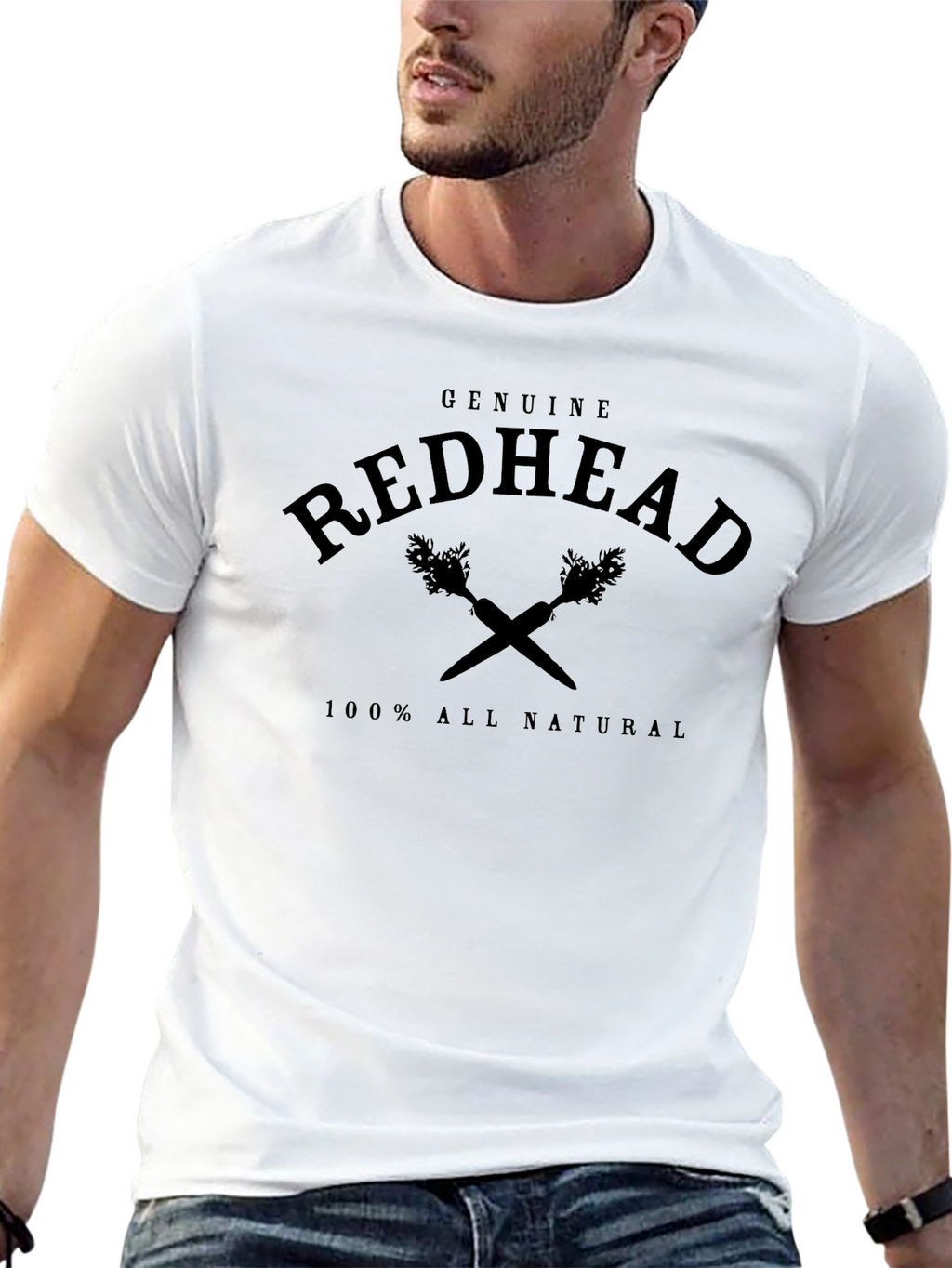 Genuine Redhead All Natural Graphic T-Shirt
