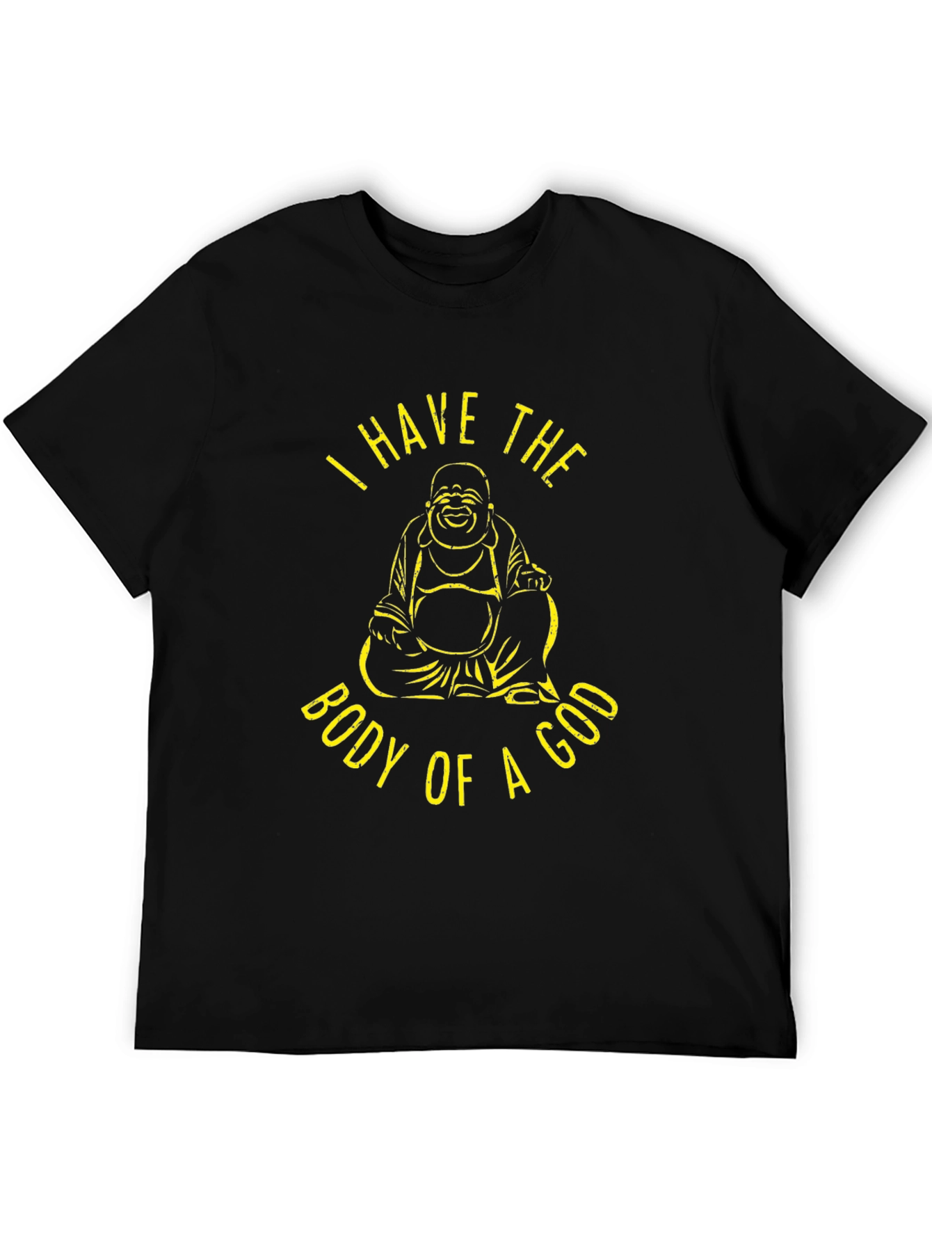 Buddha Body of a God Black Graphic Tee