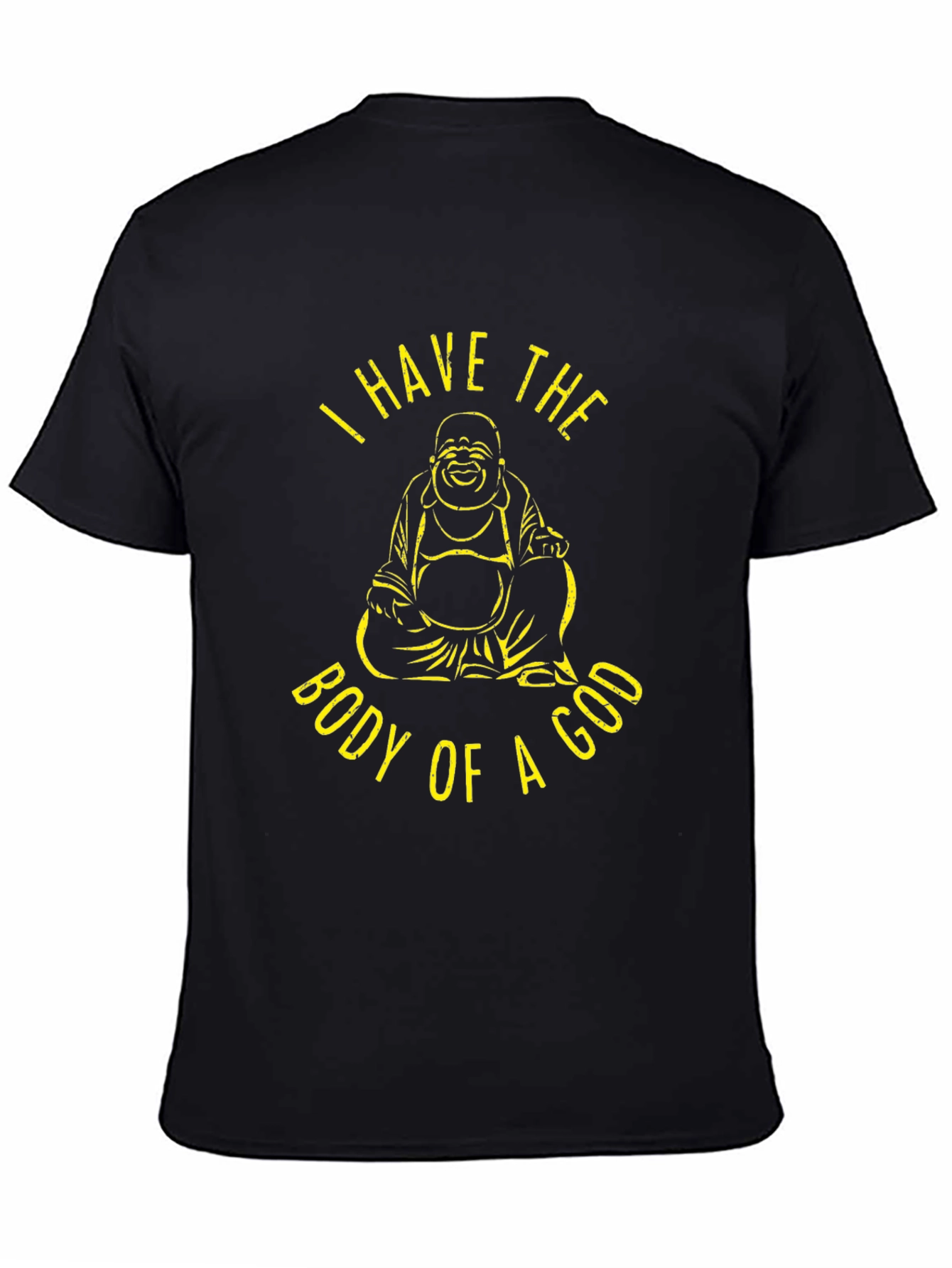Buddha Body of a God Black Graphic Tee