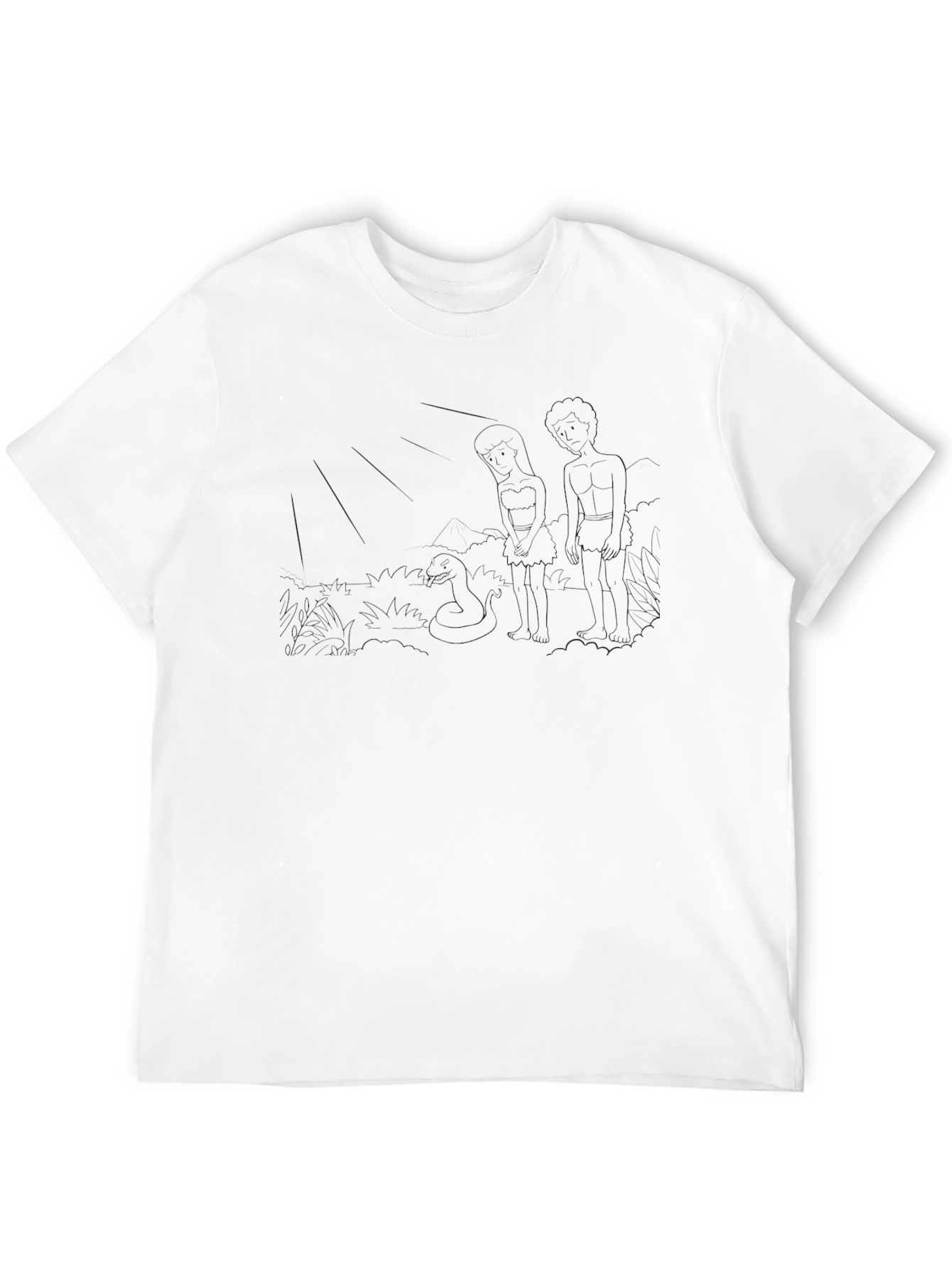 Mens Solid Black Crew Neck T-Shirt - Casual Comfort