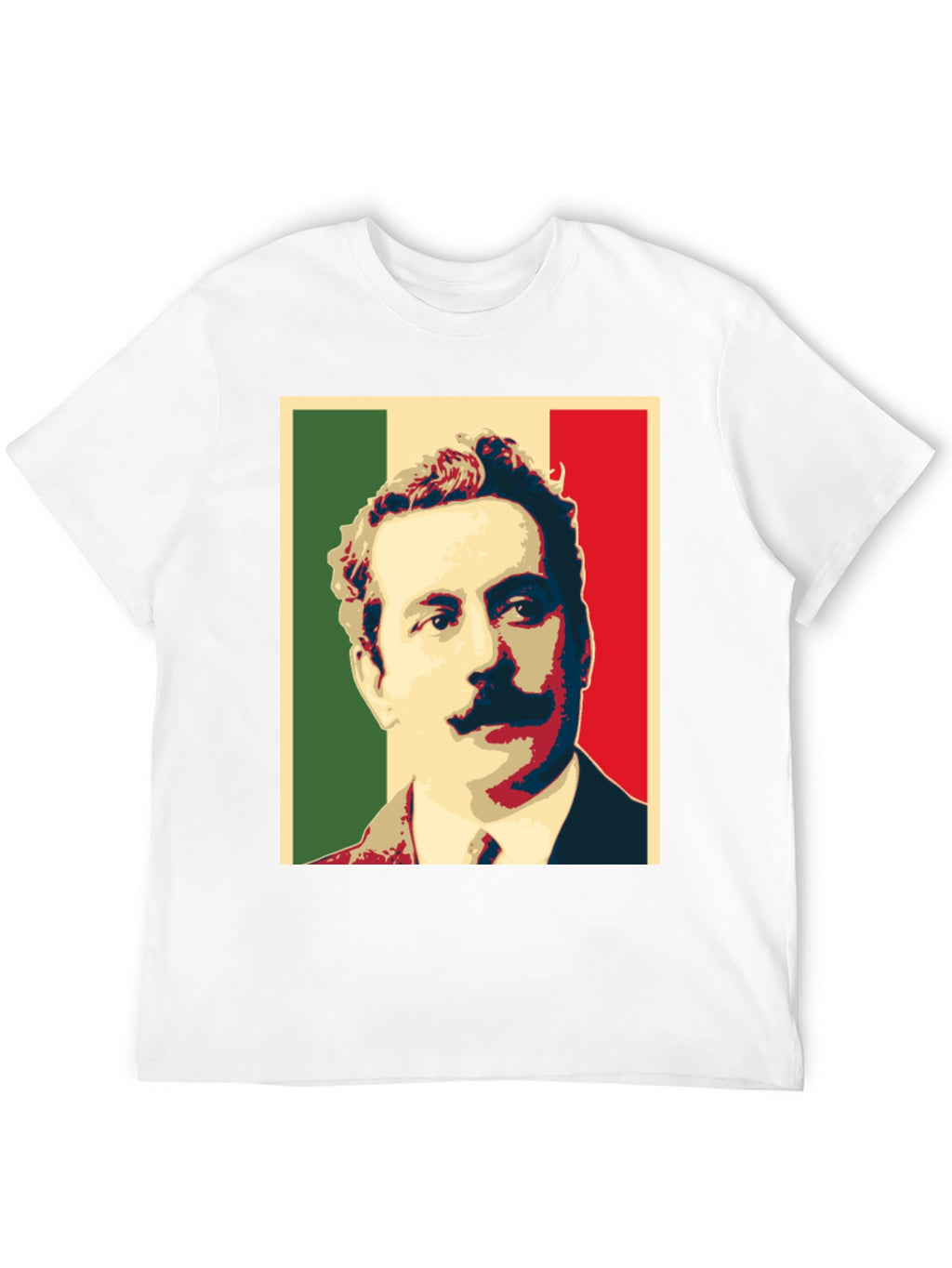 Mexican Flag Portrait T-Shirt