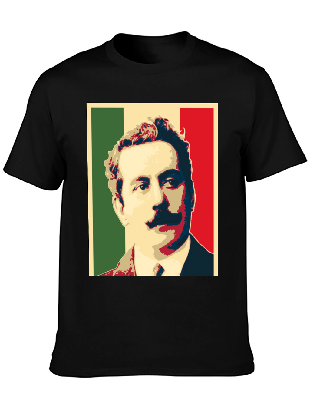 Mexican Flag Portrait T-Shirt