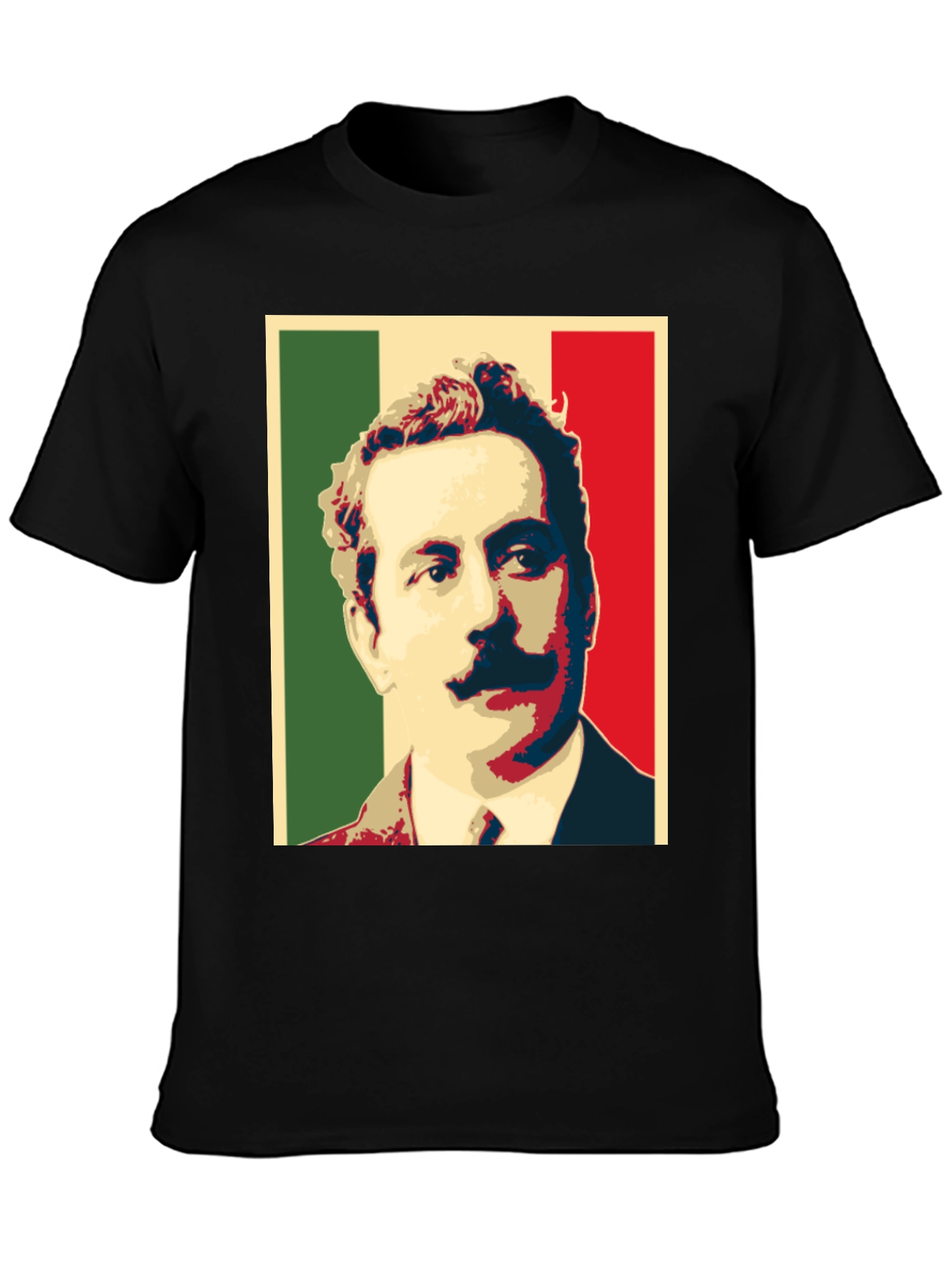 Mexican Flag Portrait T-Shirt