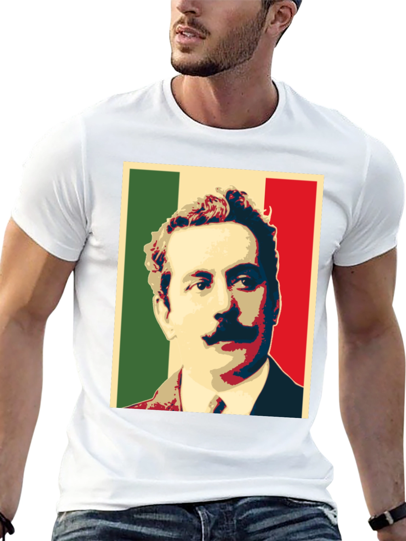 Mexican Flag Portrait T-Shirt