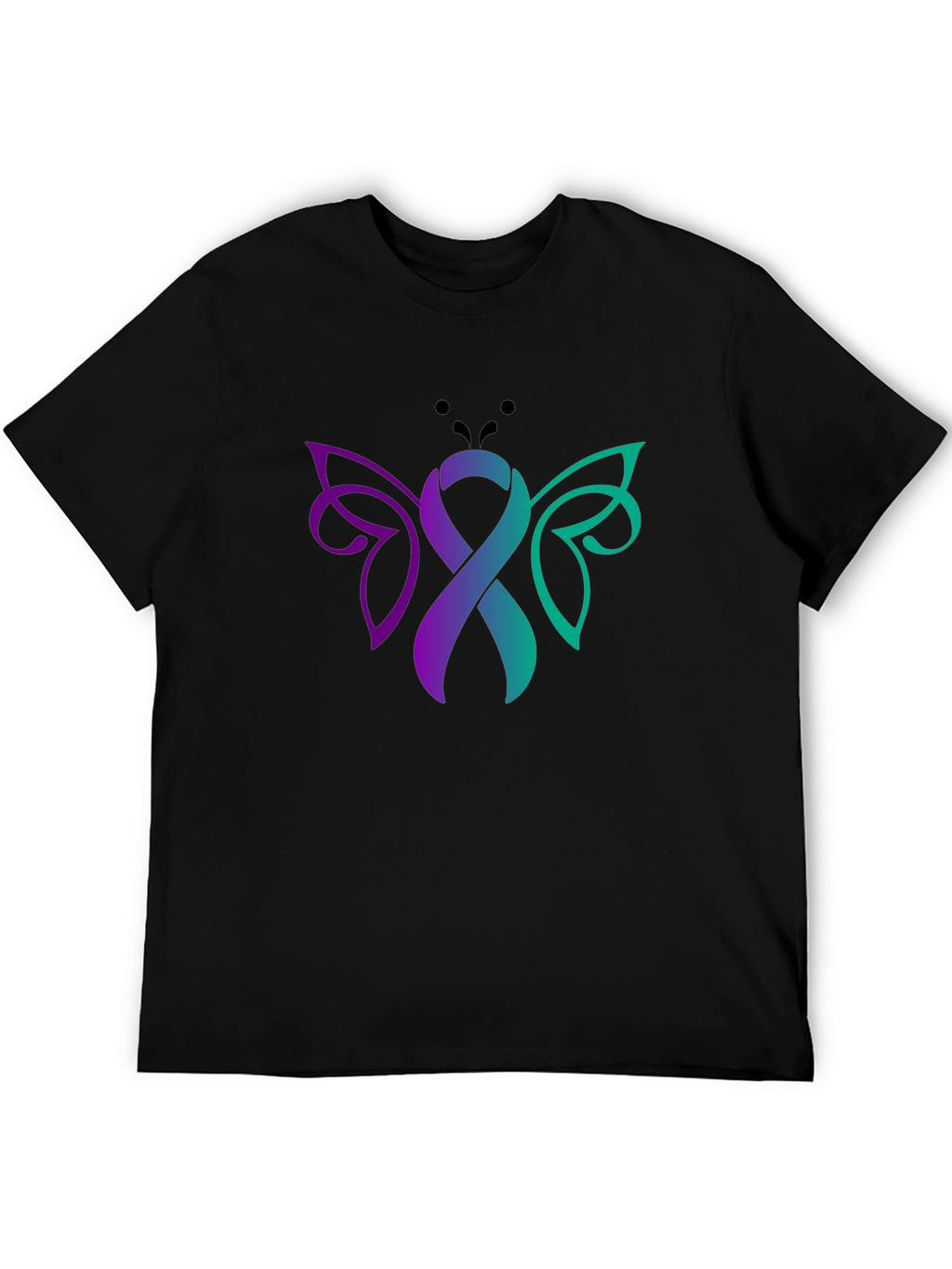 Awareness Ribbon Butterfly Graphic Tee