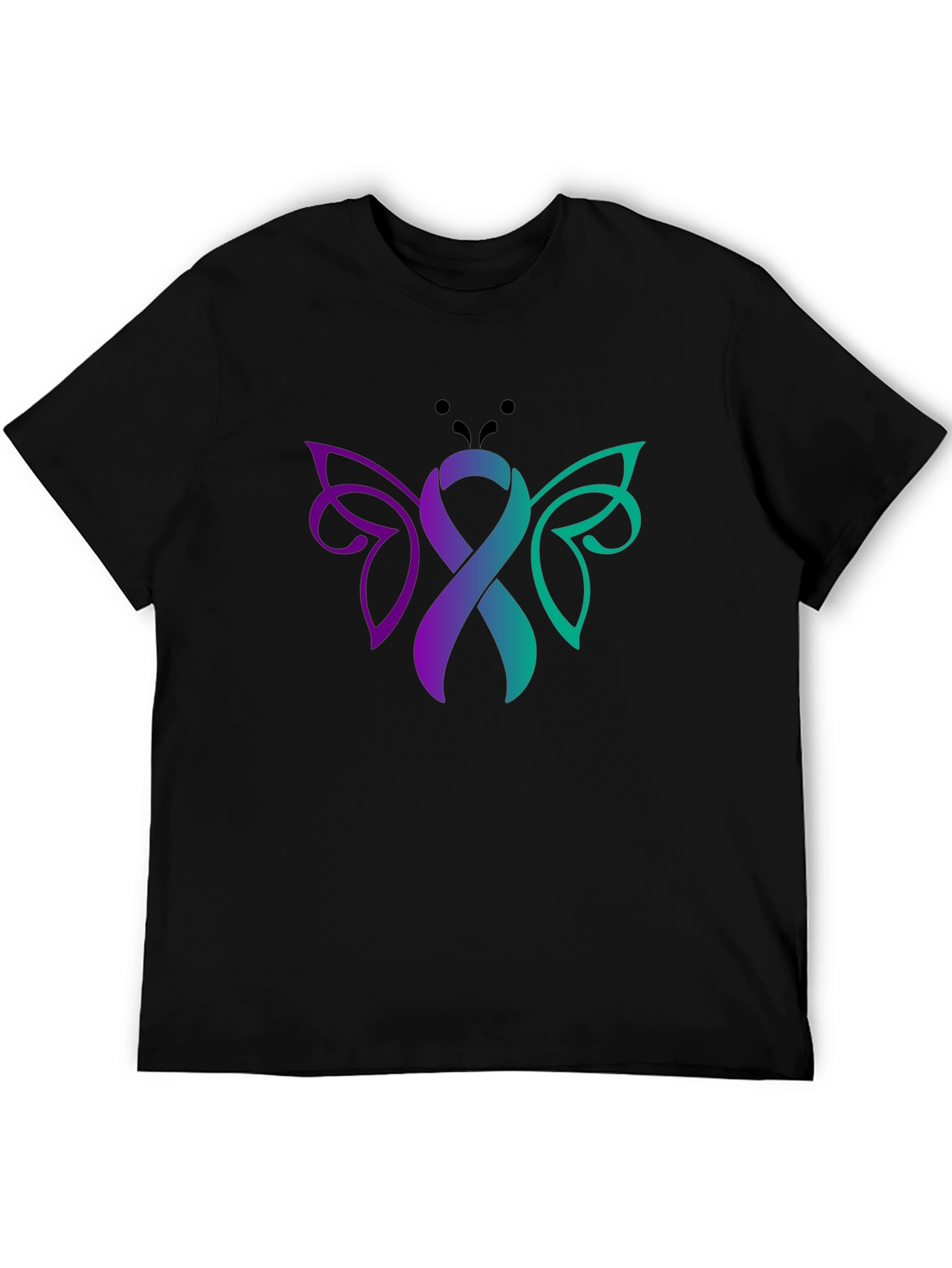 Awareness Ribbon Butterfly Graphic Tee