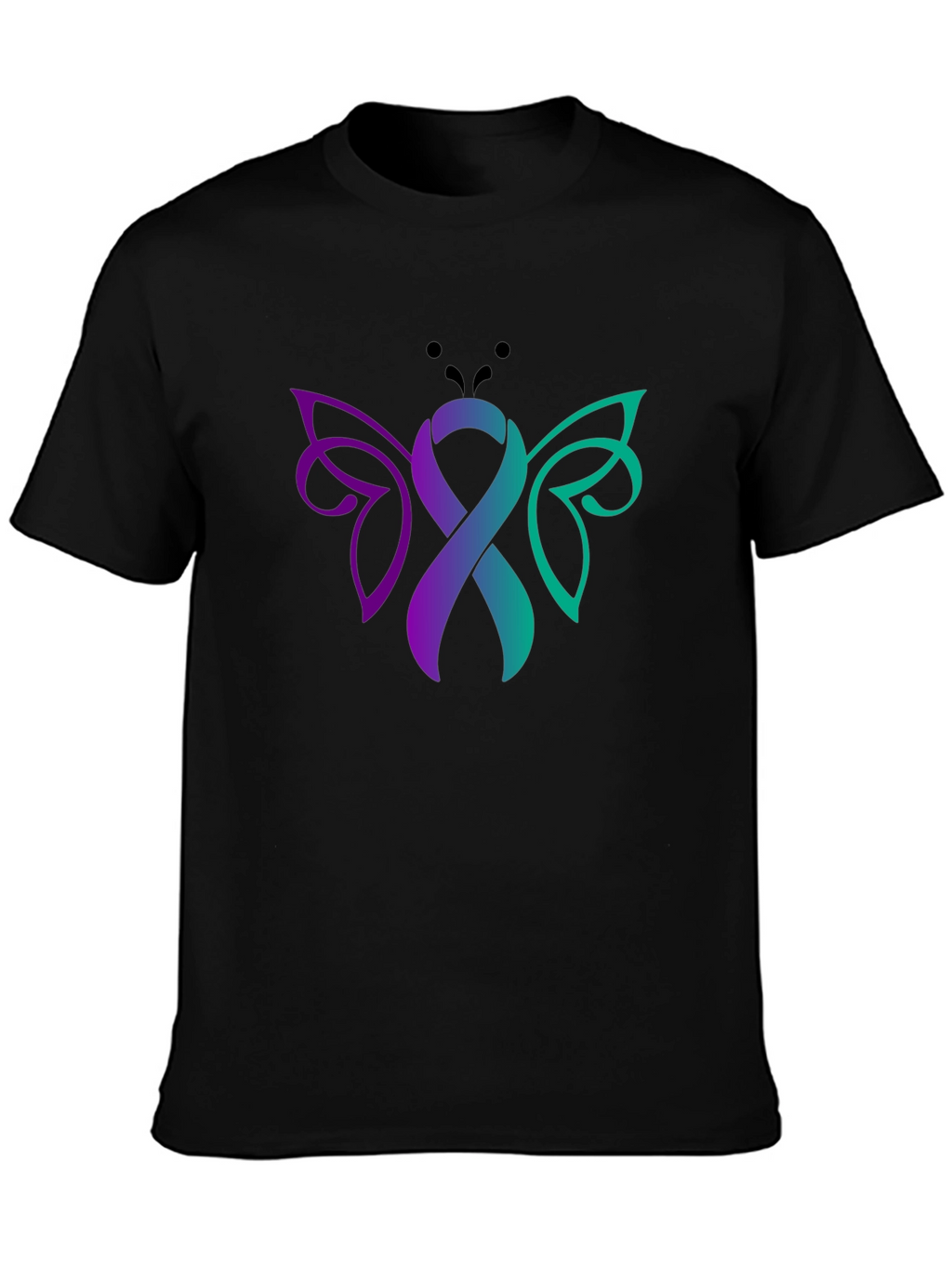 Awareness Ribbon Butterfly Graphic Tee