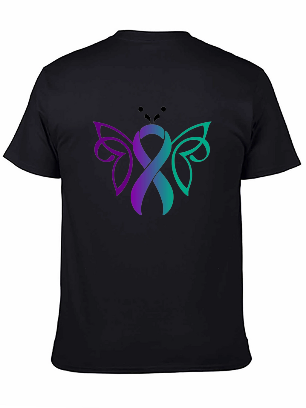 Awareness Ribbon Butterfly Graphic Tee