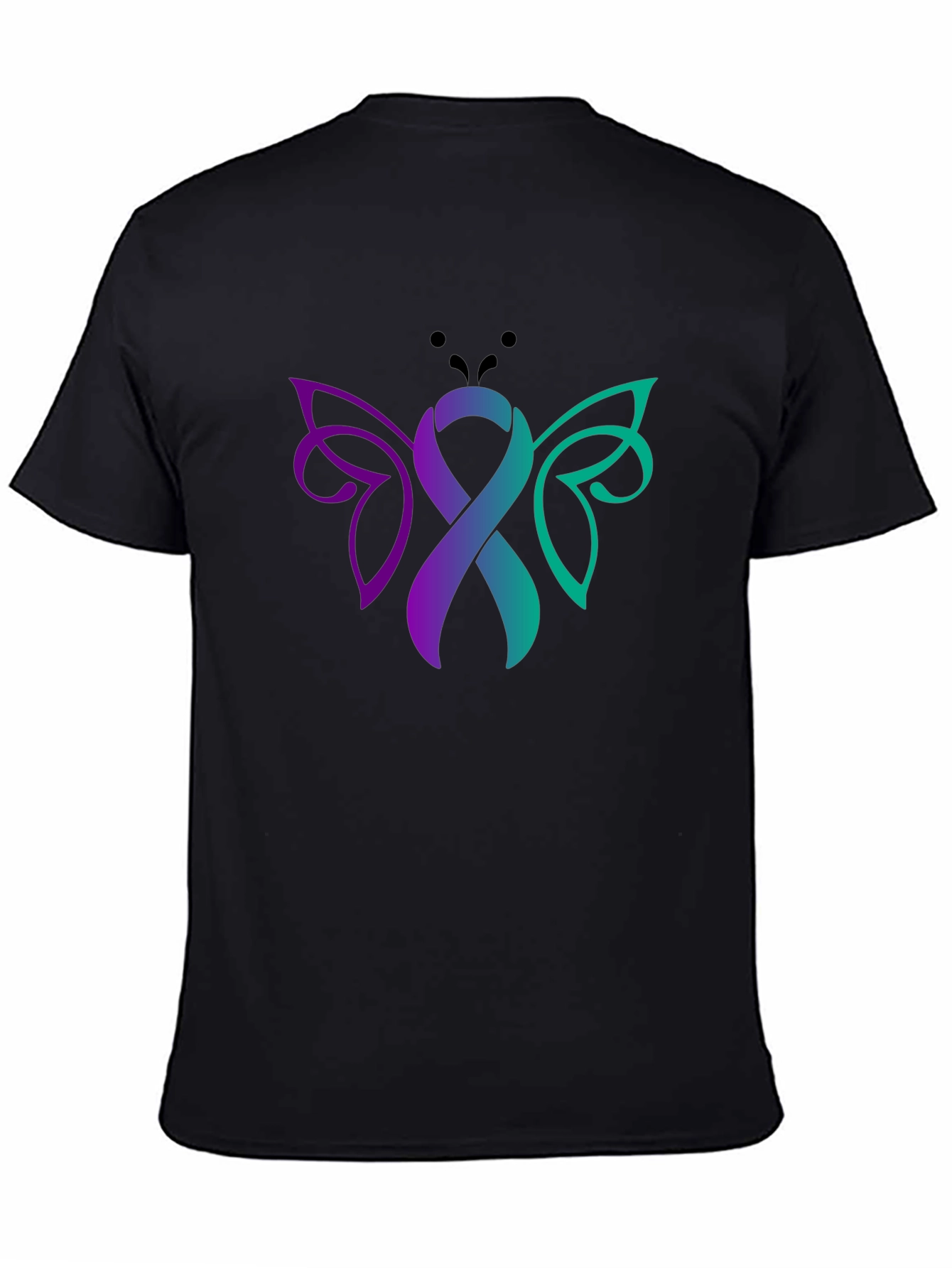 Awareness Ribbon Butterfly Graphic Tee