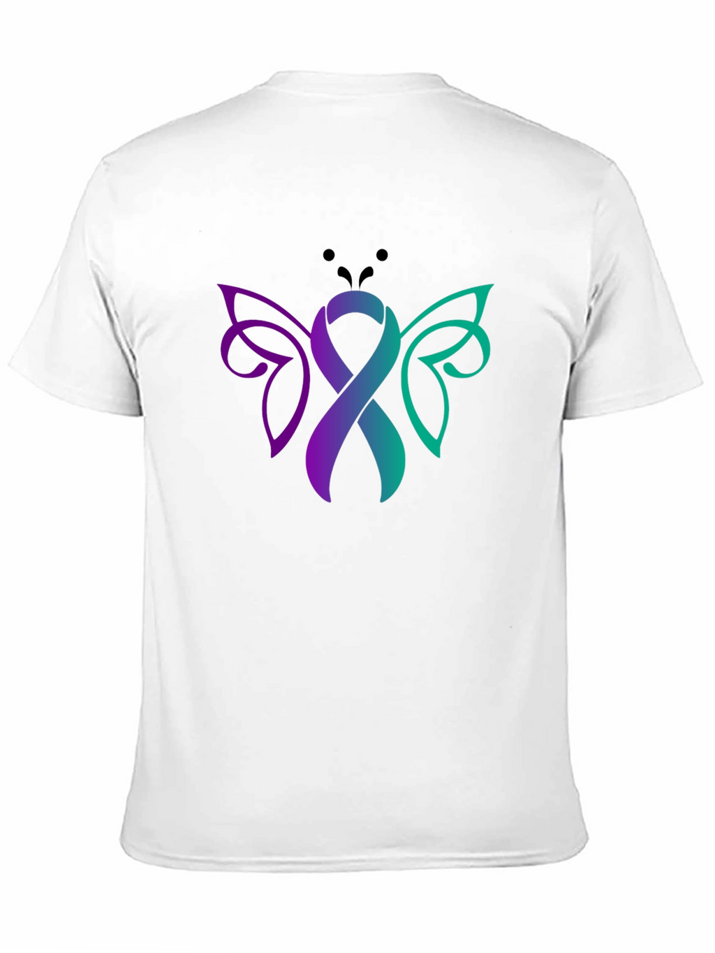 Awareness Ribbon Butterfly Graphic Tee