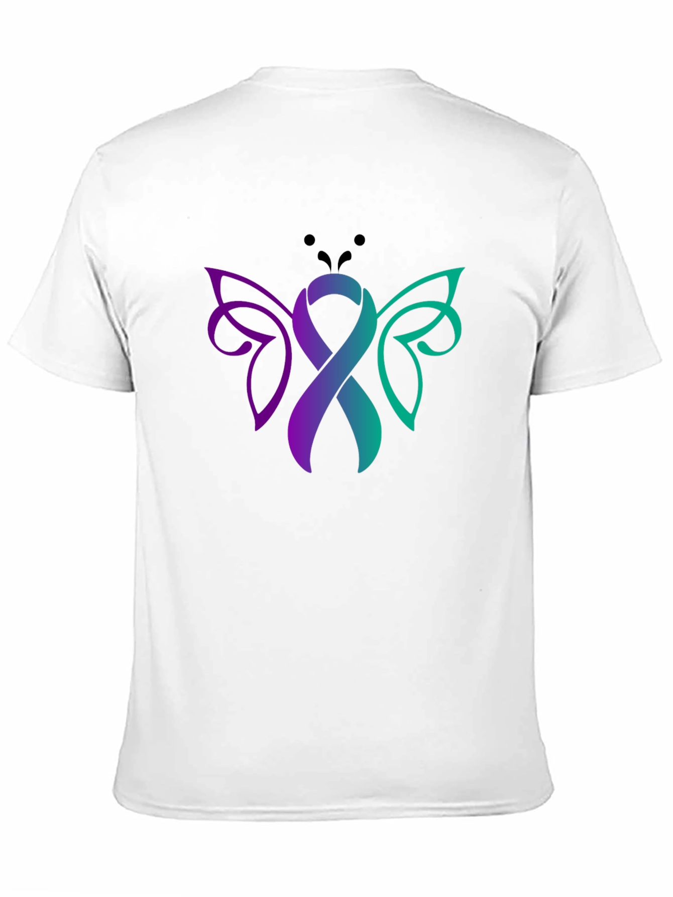 Awareness Ribbon Butterfly Graphic Tee