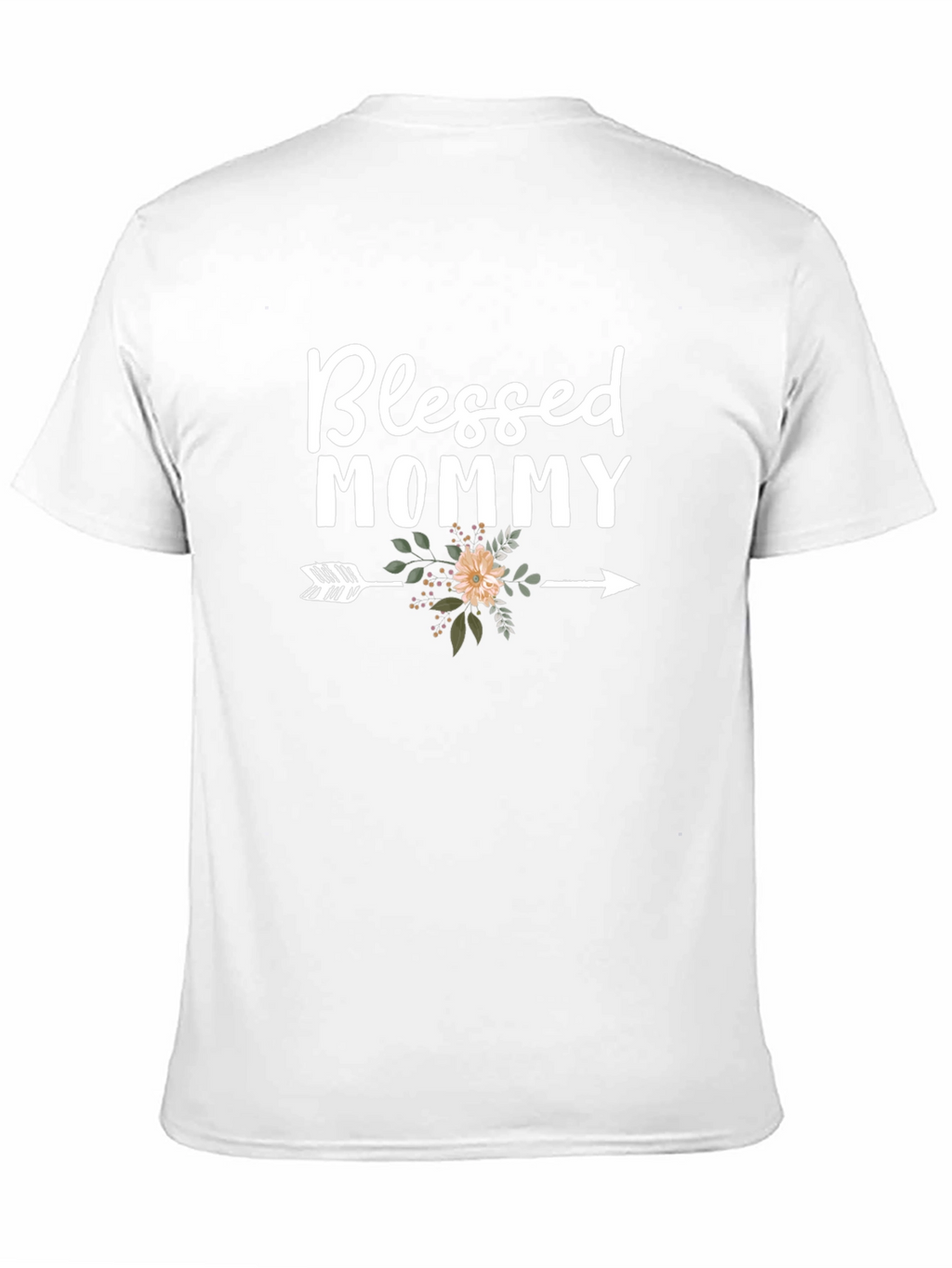 Blessed Mommy Graphic Tee - Cute Womens T-Shirt