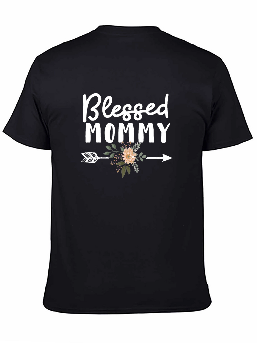 Blessed Mommy Graphic Tee - Cute Womens T-Shirt