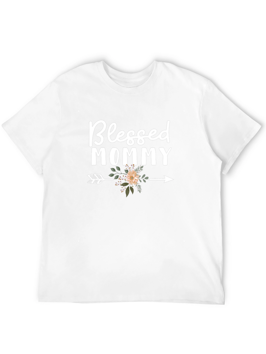 Blessed Mommy Graphic Tee - Cute Womens T-Shirt