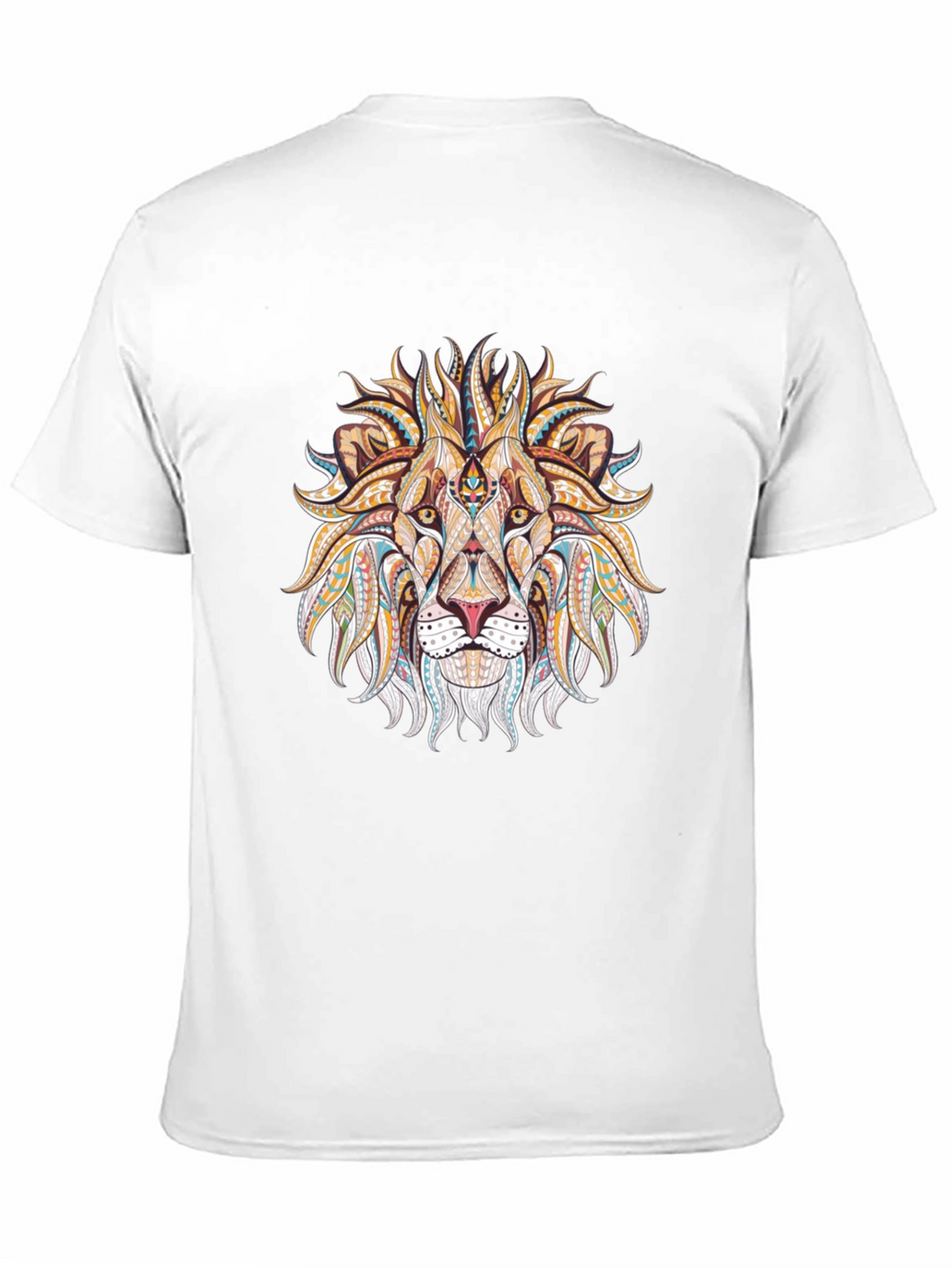 Lion Head Graphic Black T-Shirt