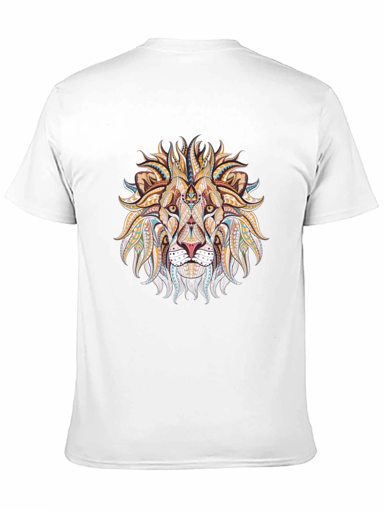 Lion Head Graphic Black T-Shirt
