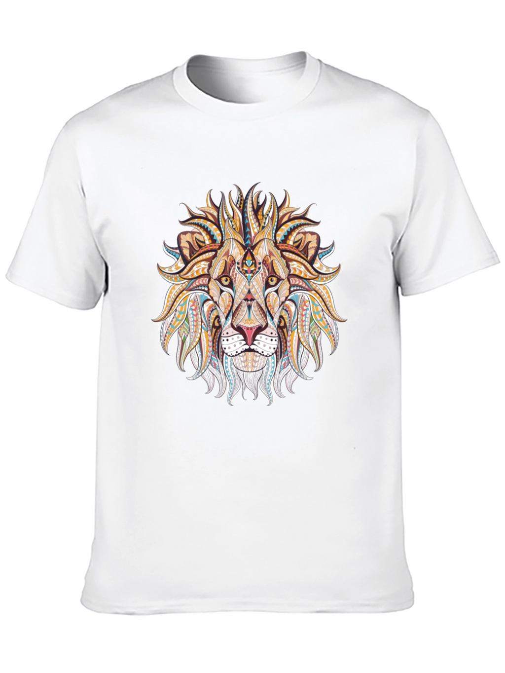 Lion Head Graphic Black T-Shirt