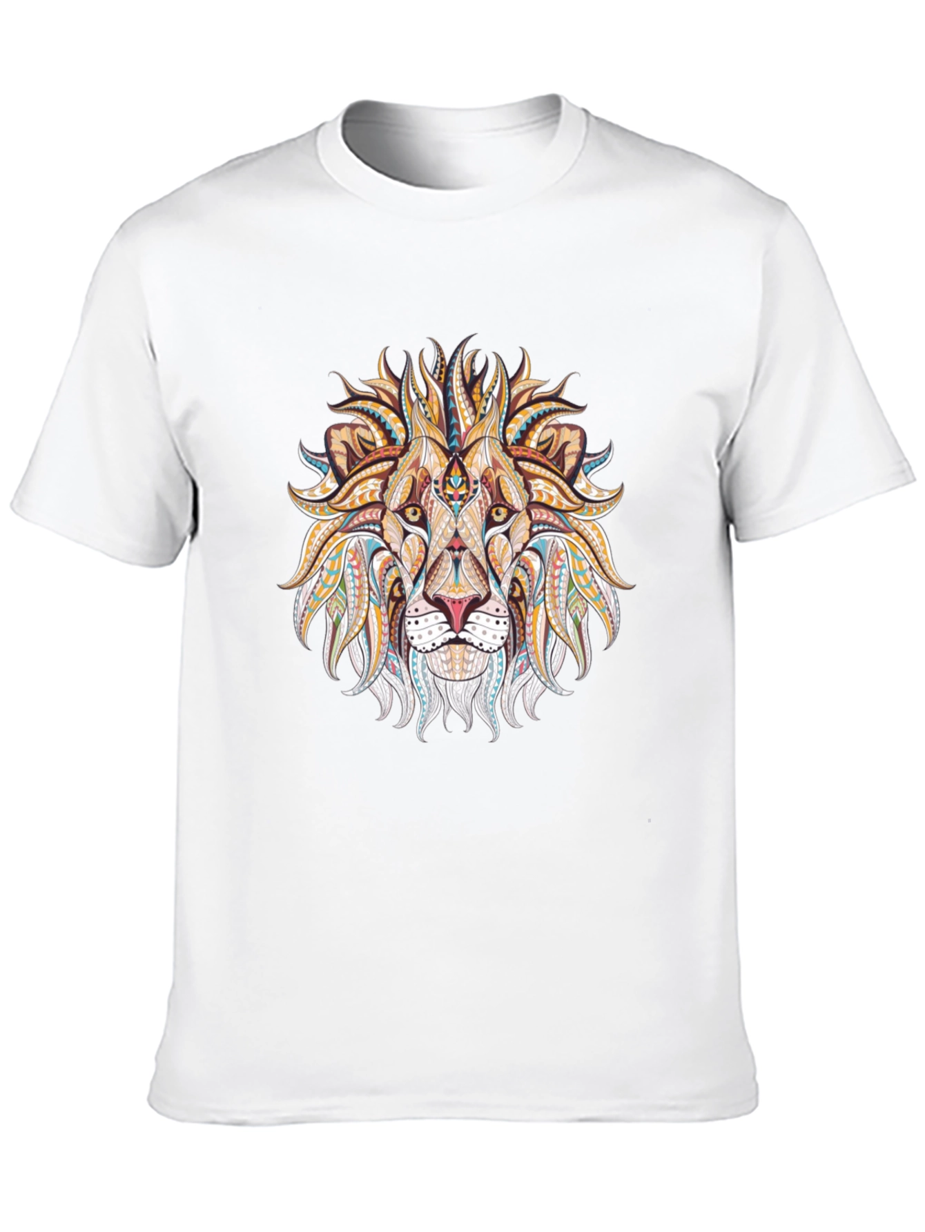 Lion Head Graphic Black T-Shirt