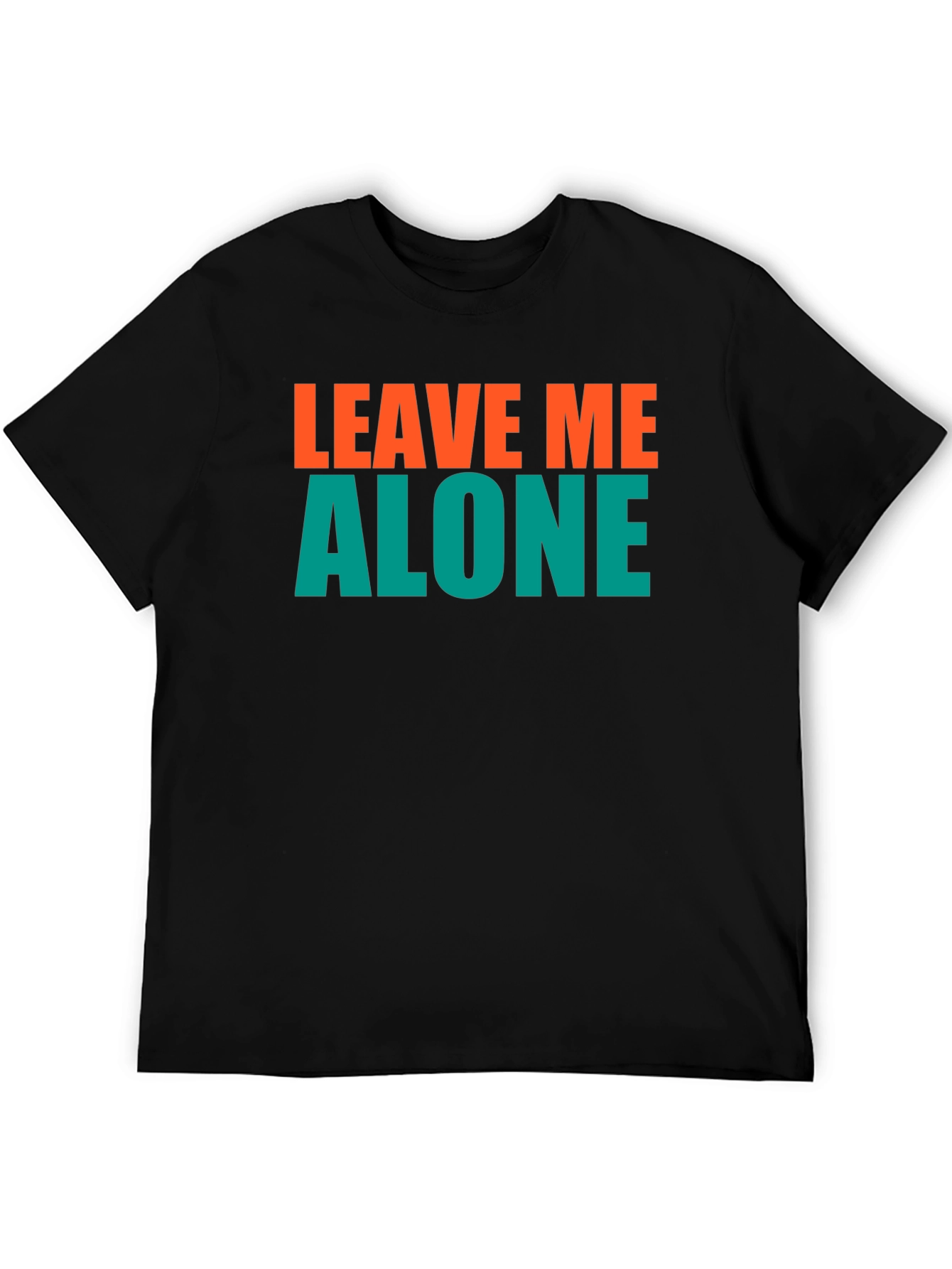 Leave Me Alone Graphic Tee - Black