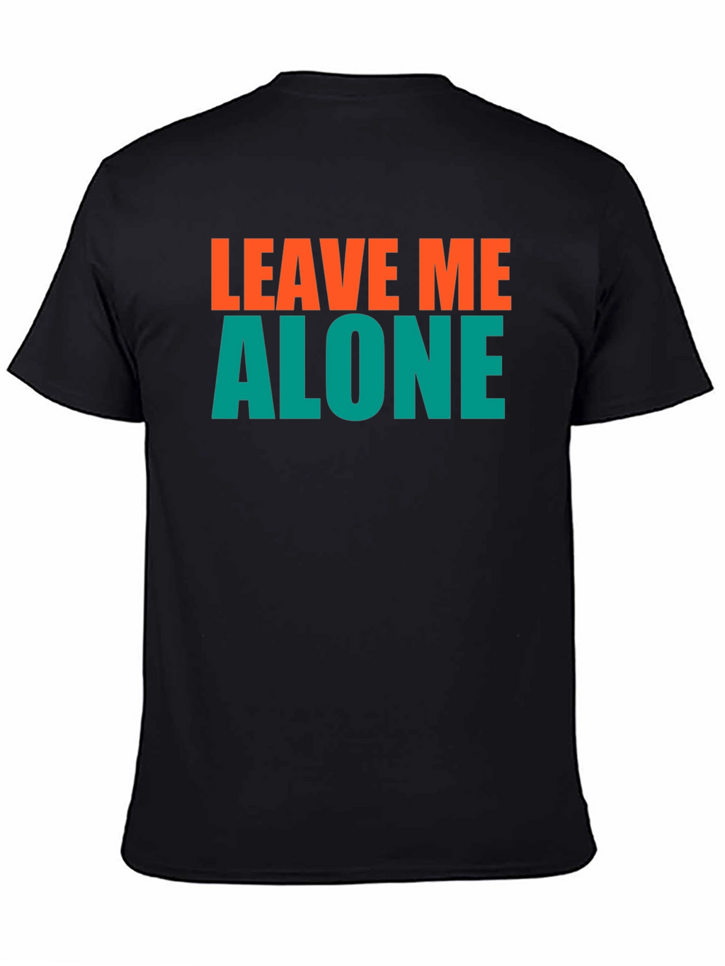 Leave Me Alone Graphic Tee - Black
