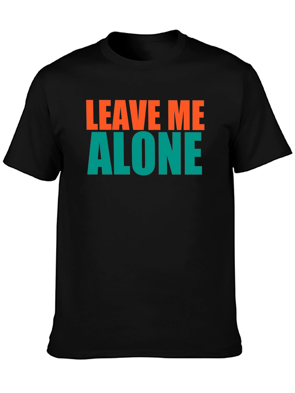 Leave Me Alone Graphic Tee - Black