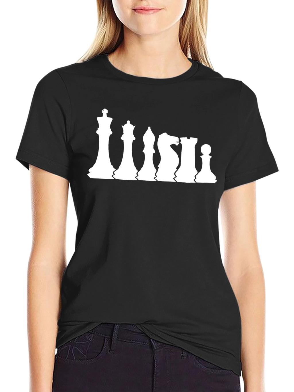 Chess Piece Graphic Tee - Strategy Style