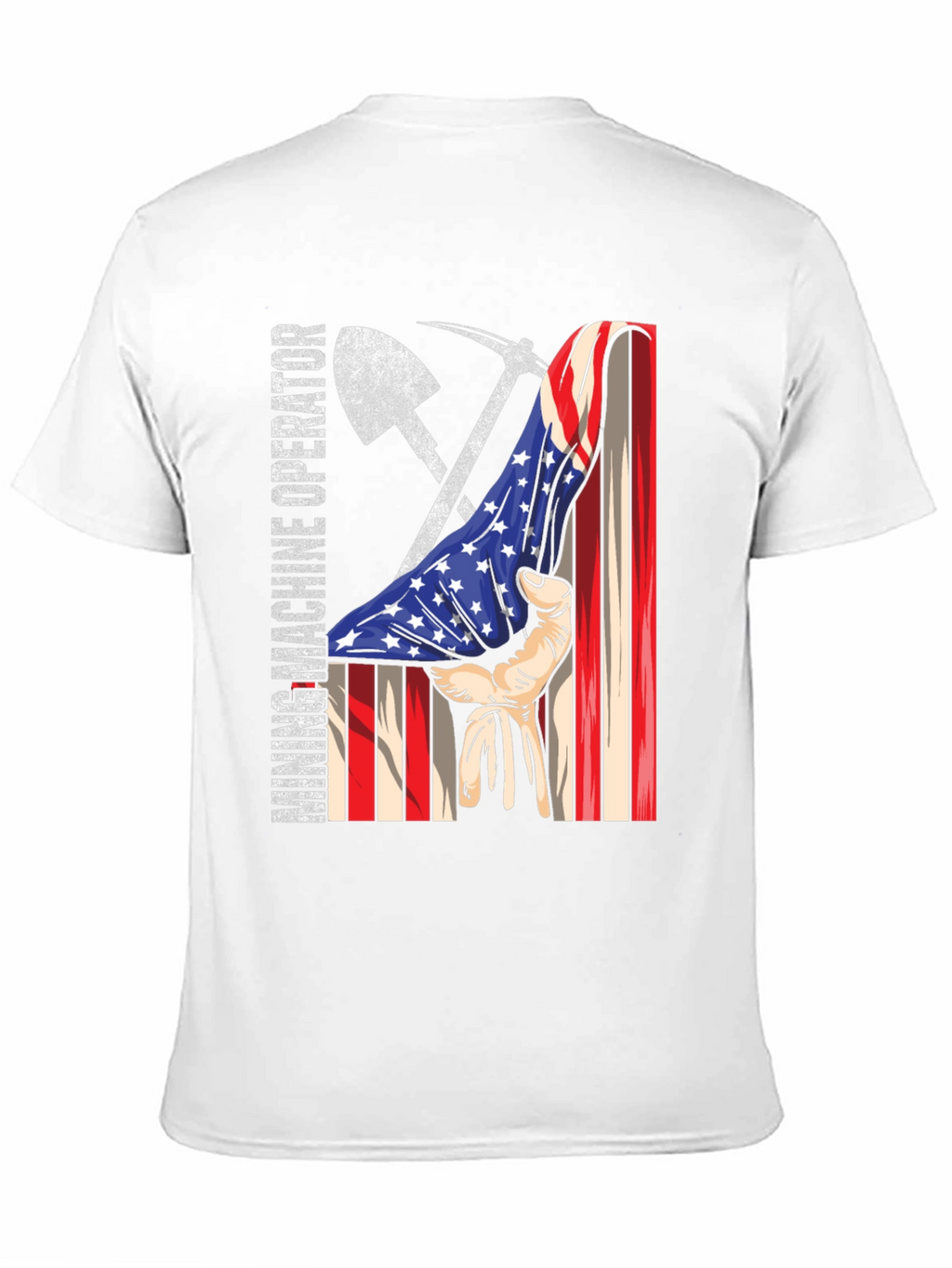 Mining Operator USA Flag Graphic Tee