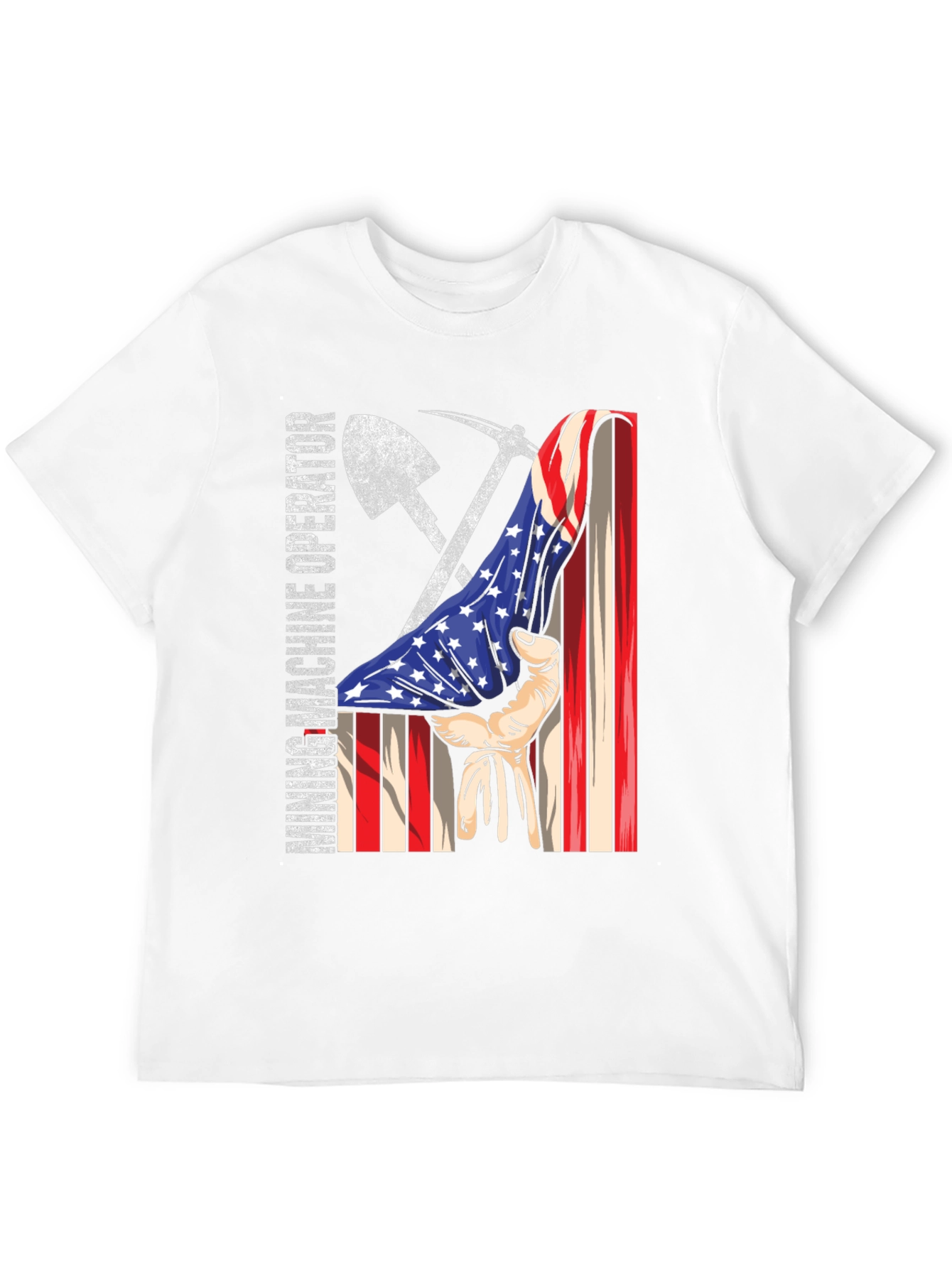 Mining Operator USA Flag Graphic Tee