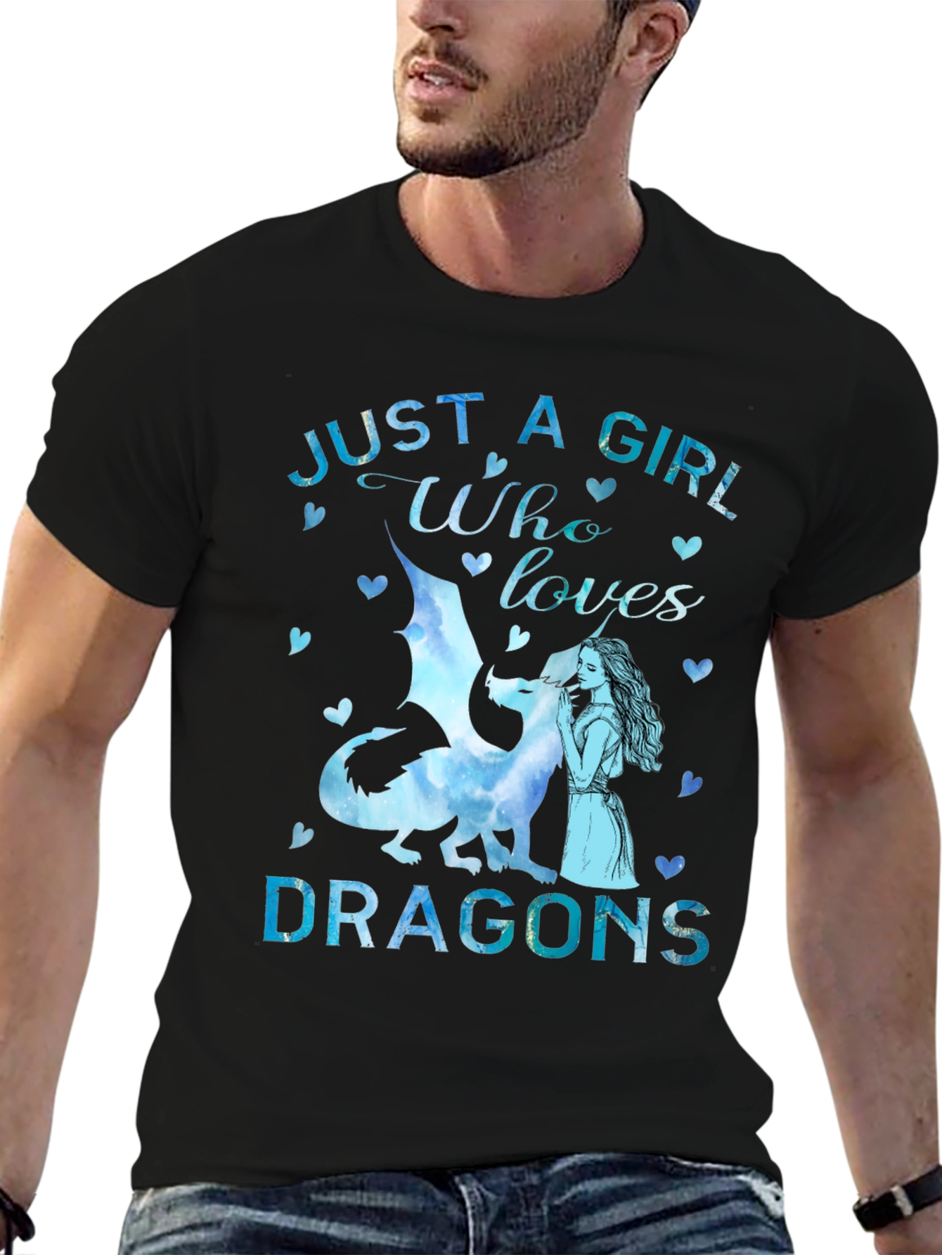 Just A Girl Who Loves Dragons T-Shirt