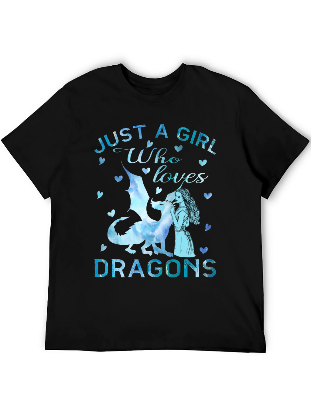 Just A Girl Who Loves Dragons T-Shirt