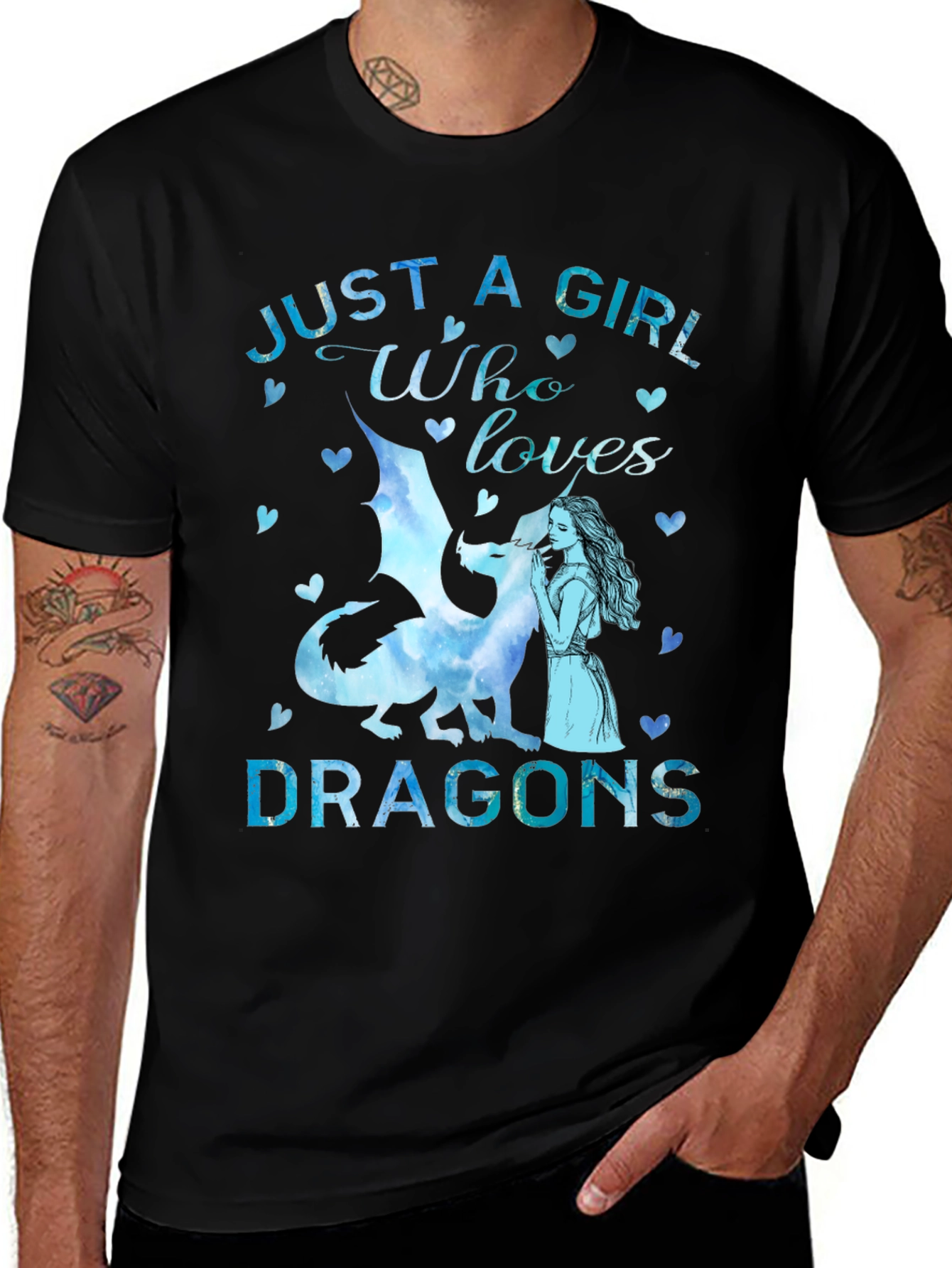 Just A Girl Who Loves Dragons T-Shirt