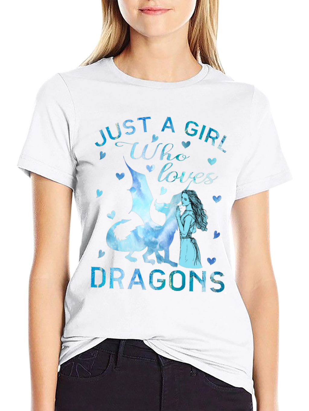 Just A Girl Who Loves Dragons T-Shirt