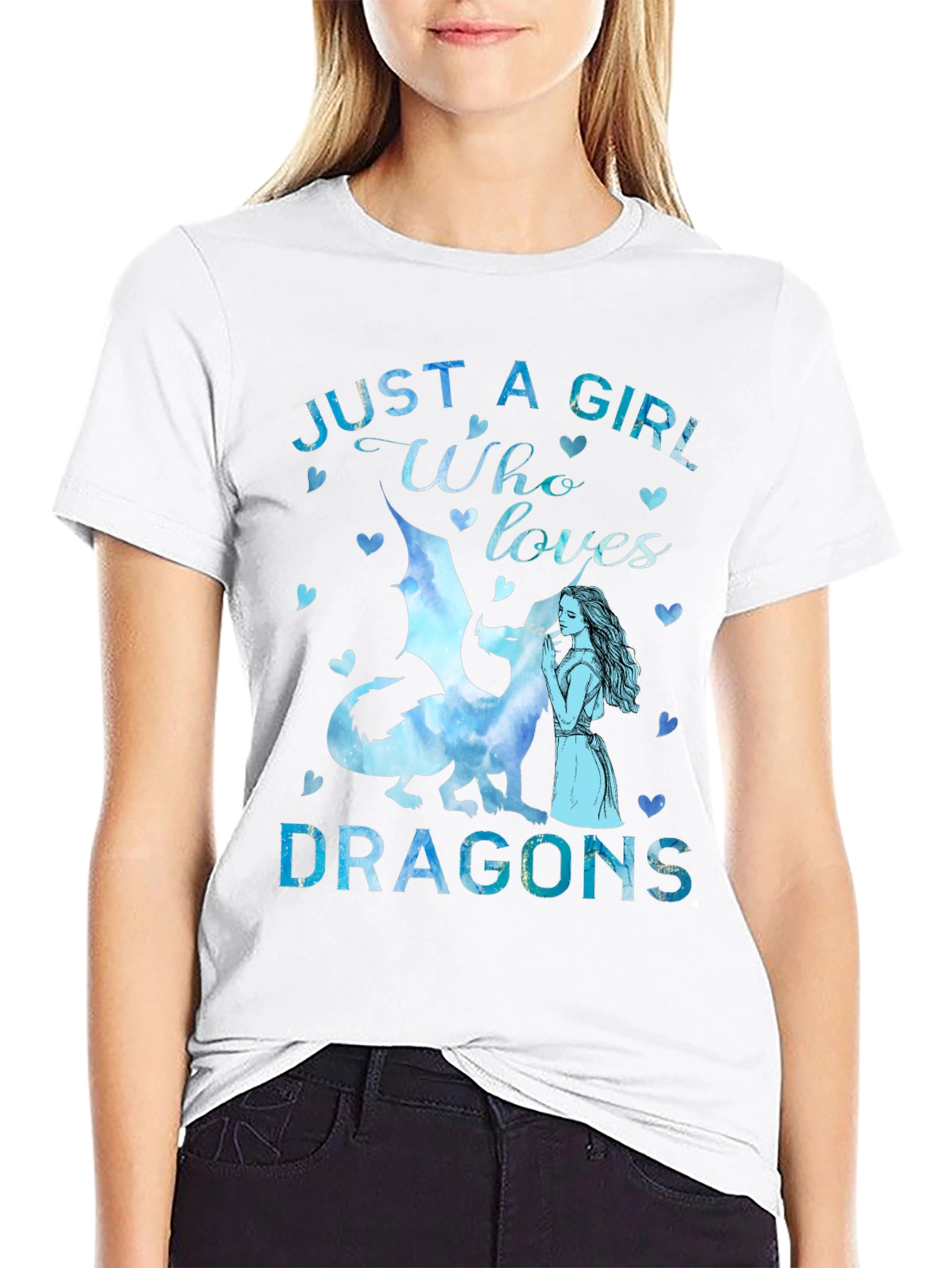 Just A Girl Who Loves Dragons T-Shirt