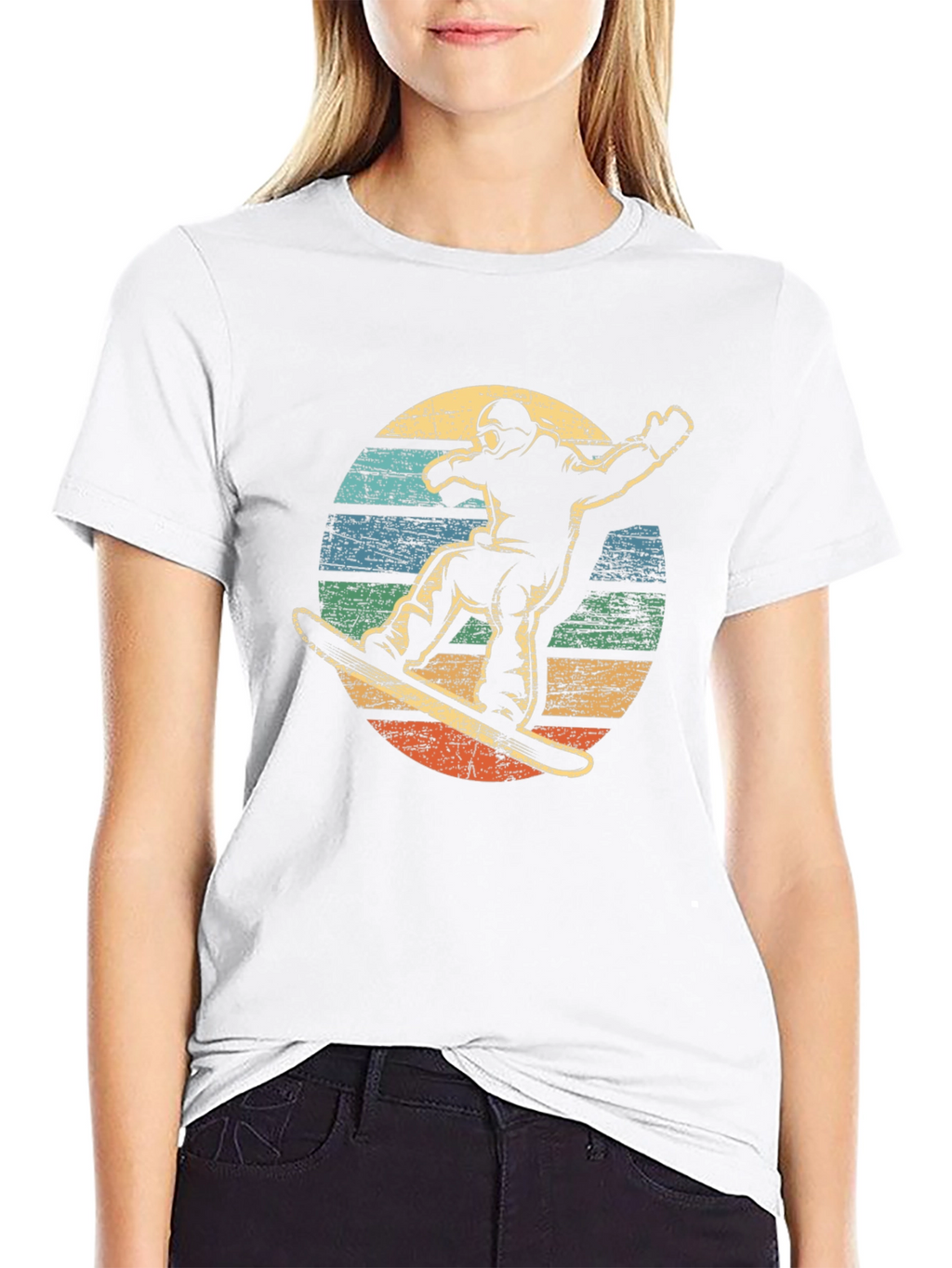 Retro Snowboarder Graphic Tee
